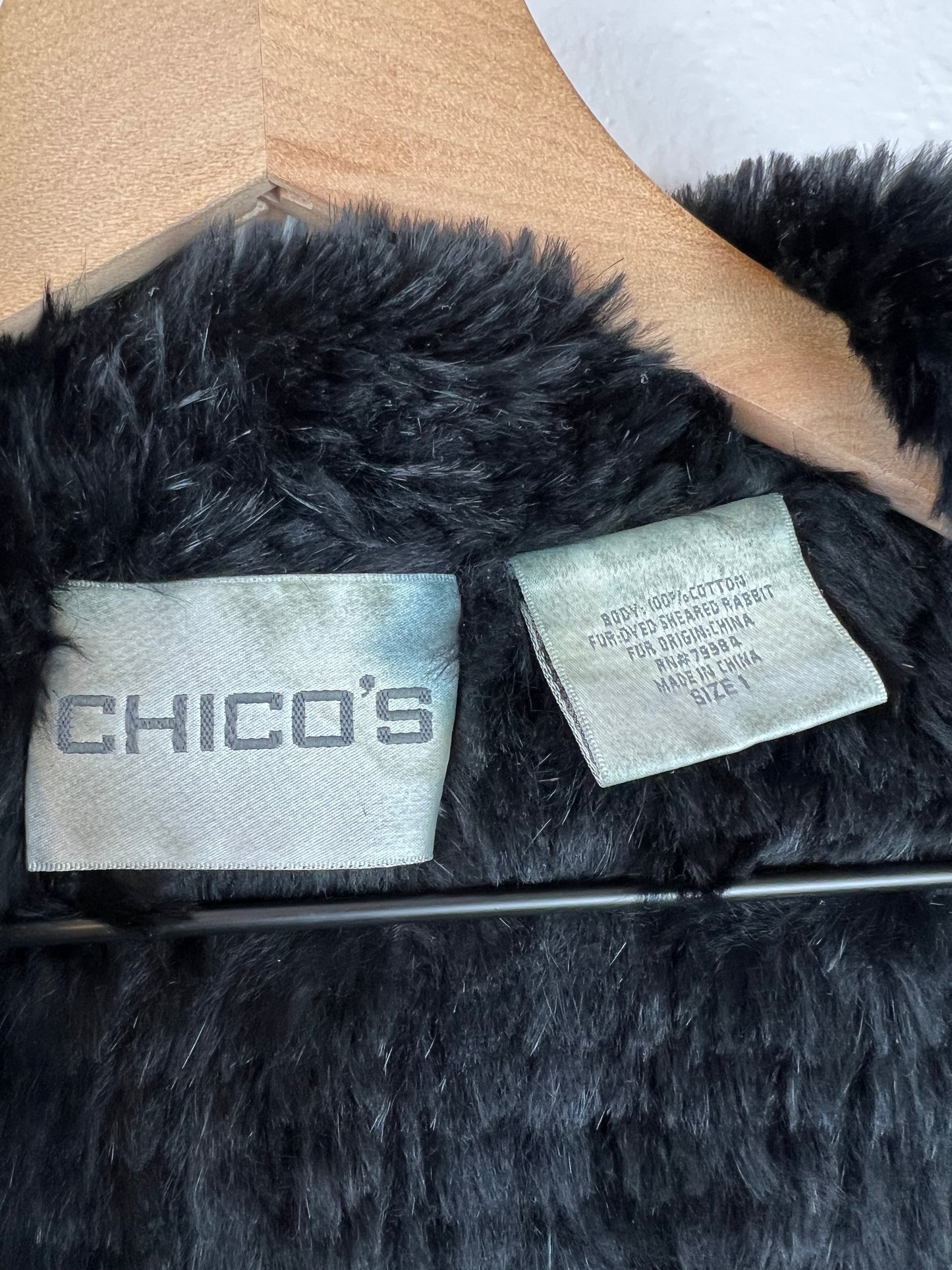 CHICO'S RABBIT HAIR DUSTER