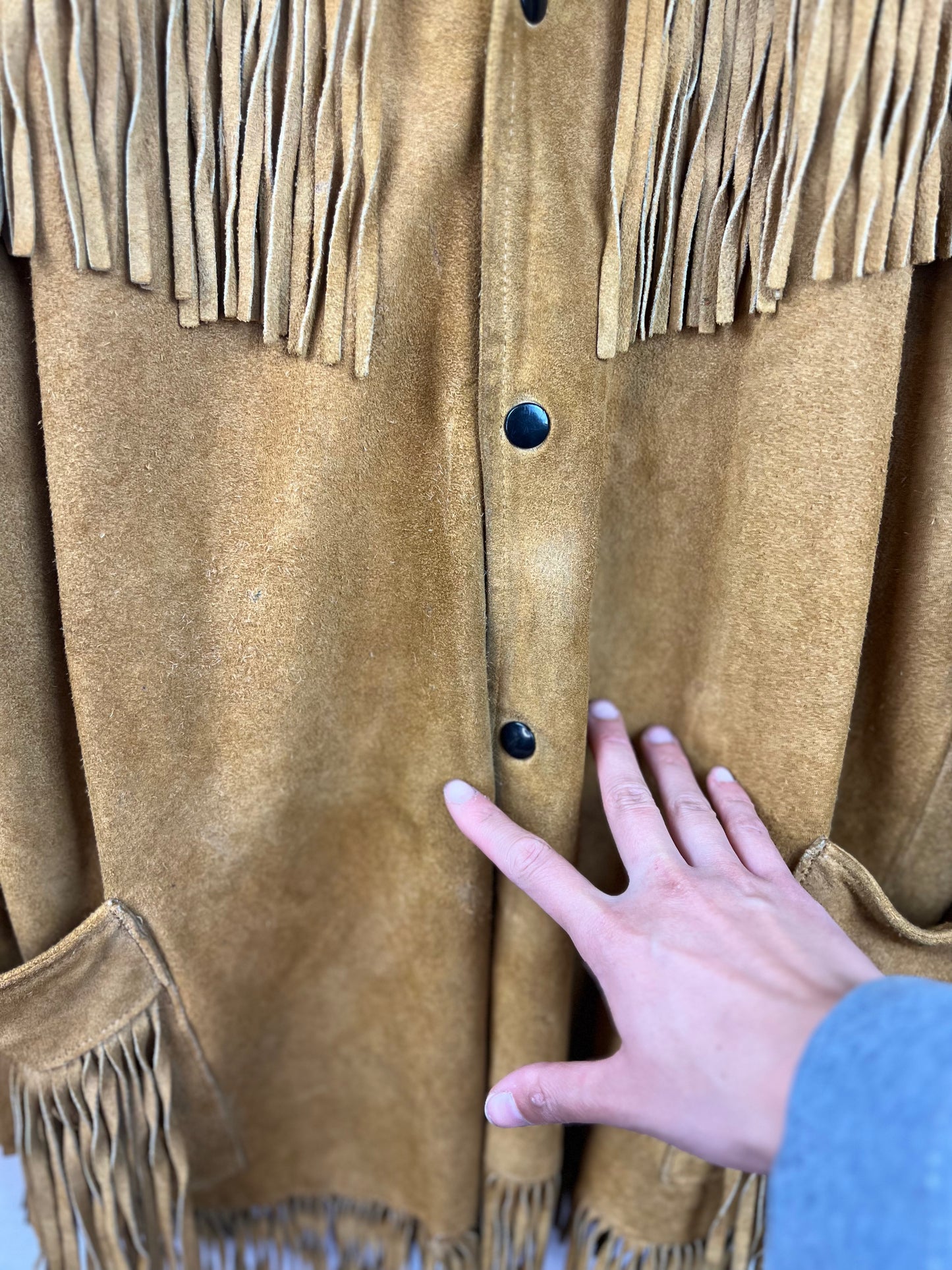 JOO-KAY FRINGE LEATHER JACKET