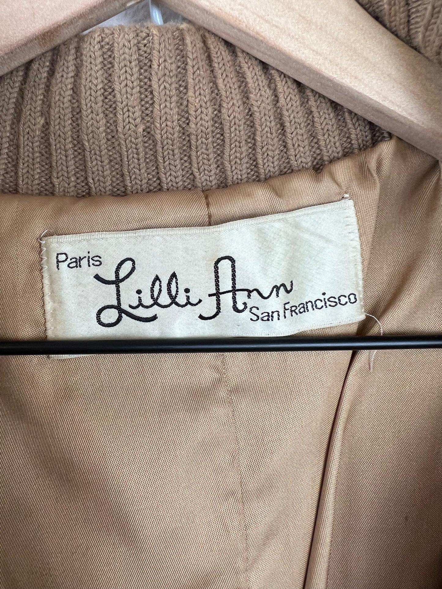 VINTAGE ZIP FUR COAT