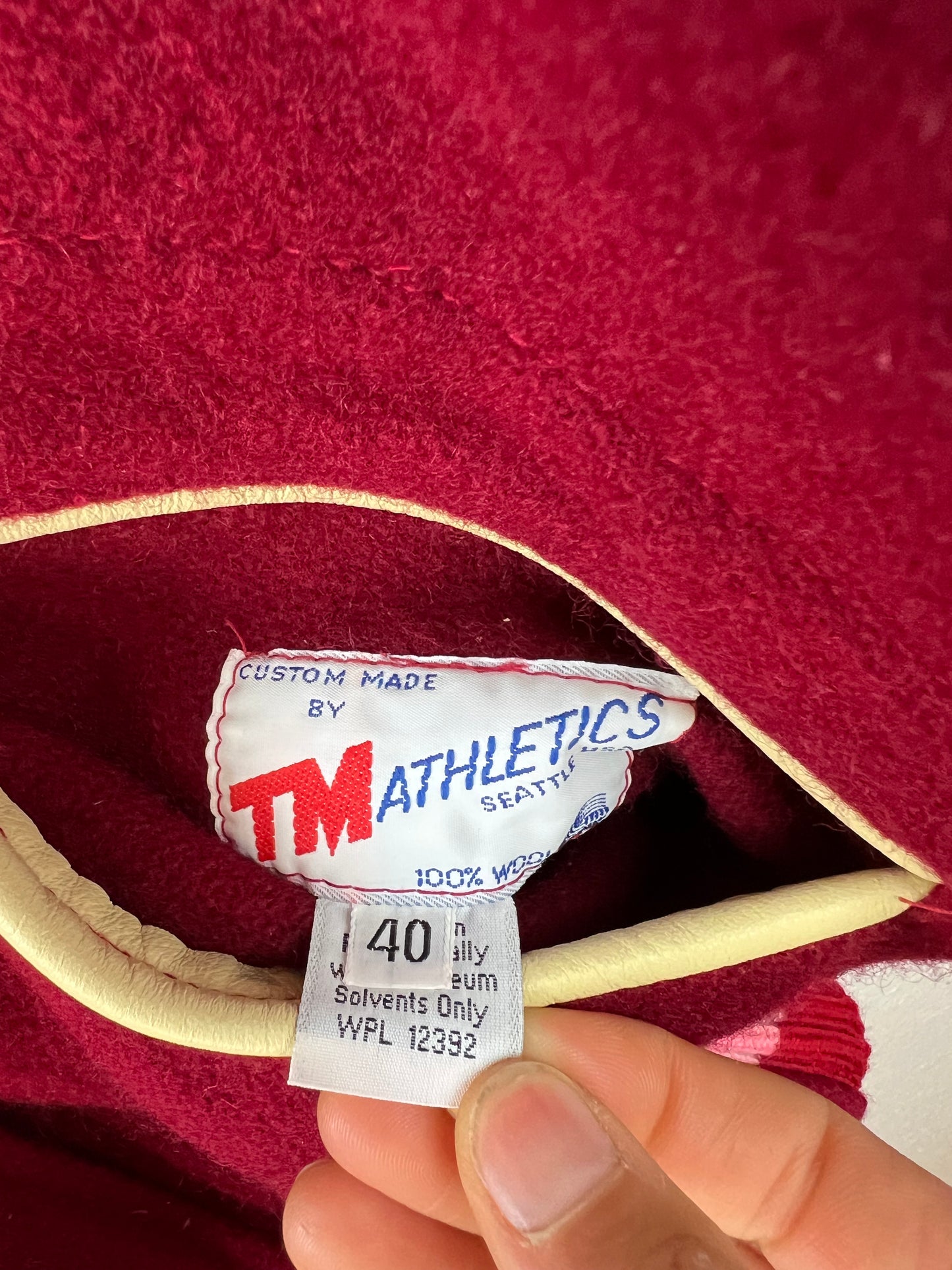 VNTG LADY UTES LETTERMAN JACKET