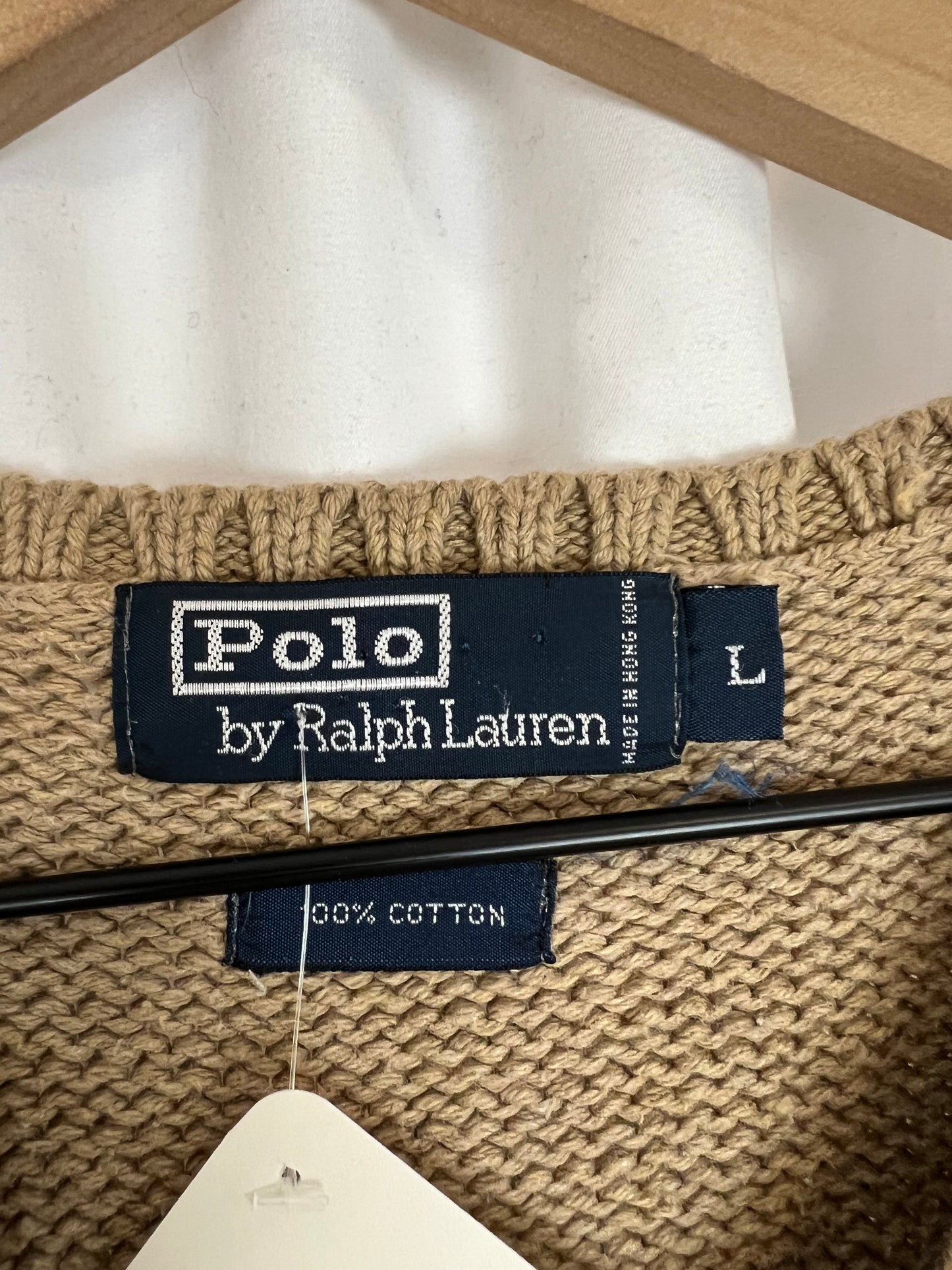 RALPH LAUREN TAN SWEATER VEST