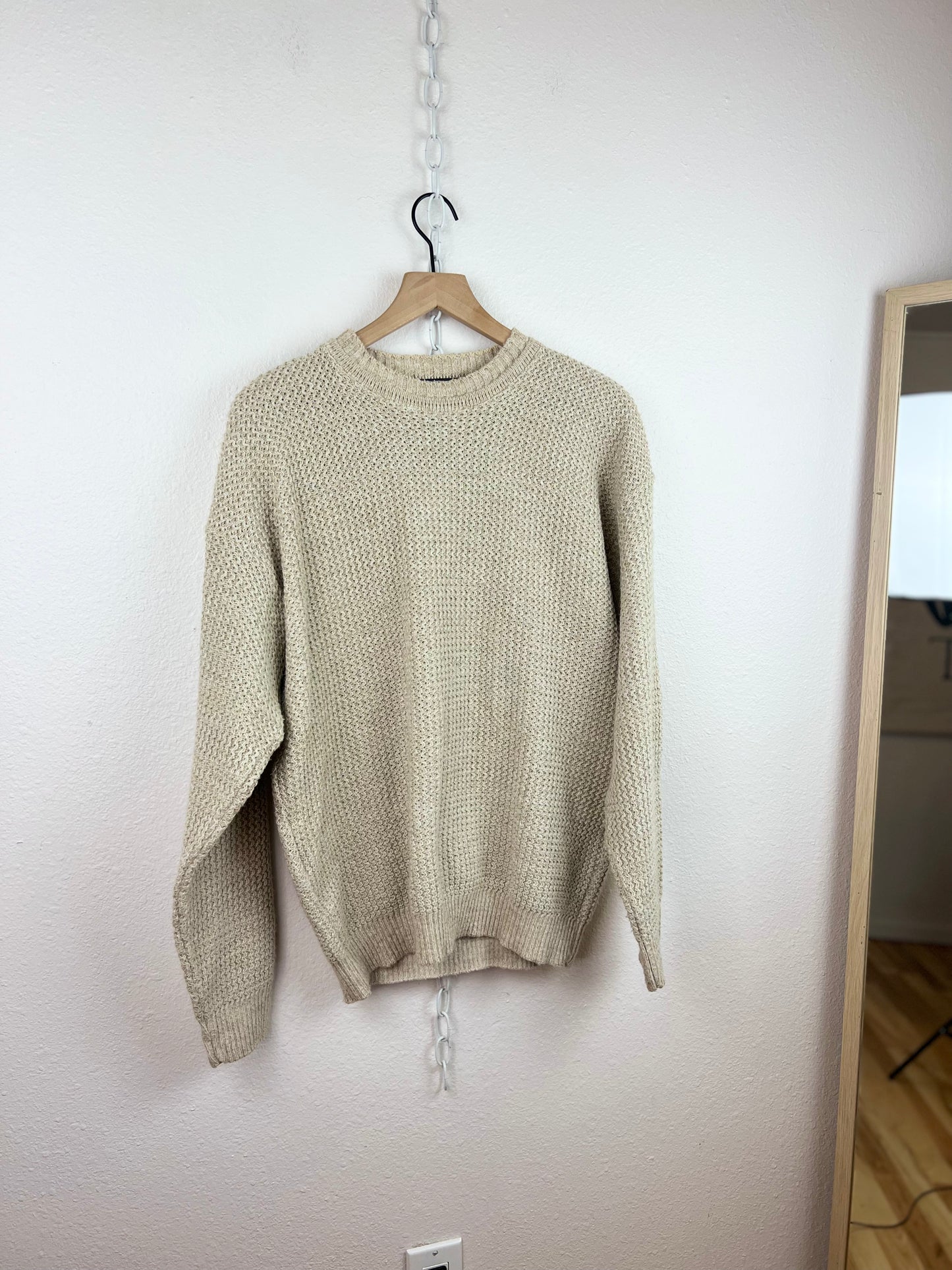 CREAM KNIT SWEATER