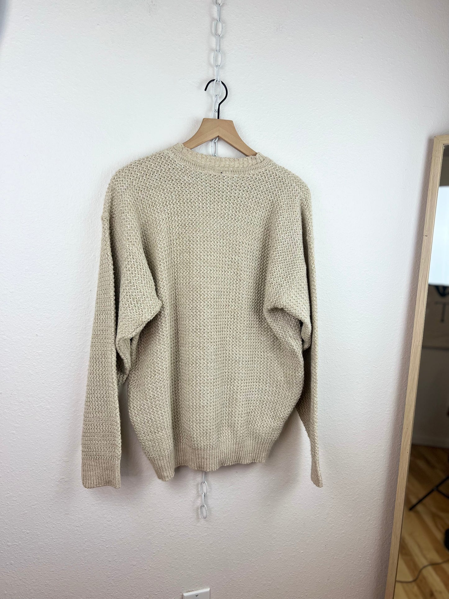 CREAM KNIT SWEATER