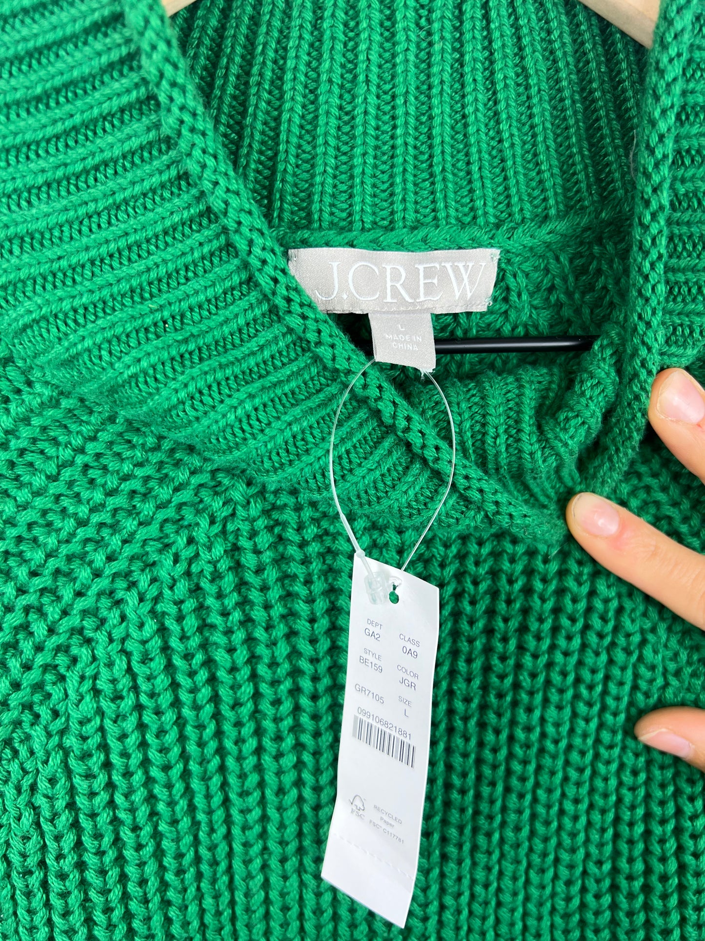 NWT J. CREW KNIT MOCK NECK SWEATER