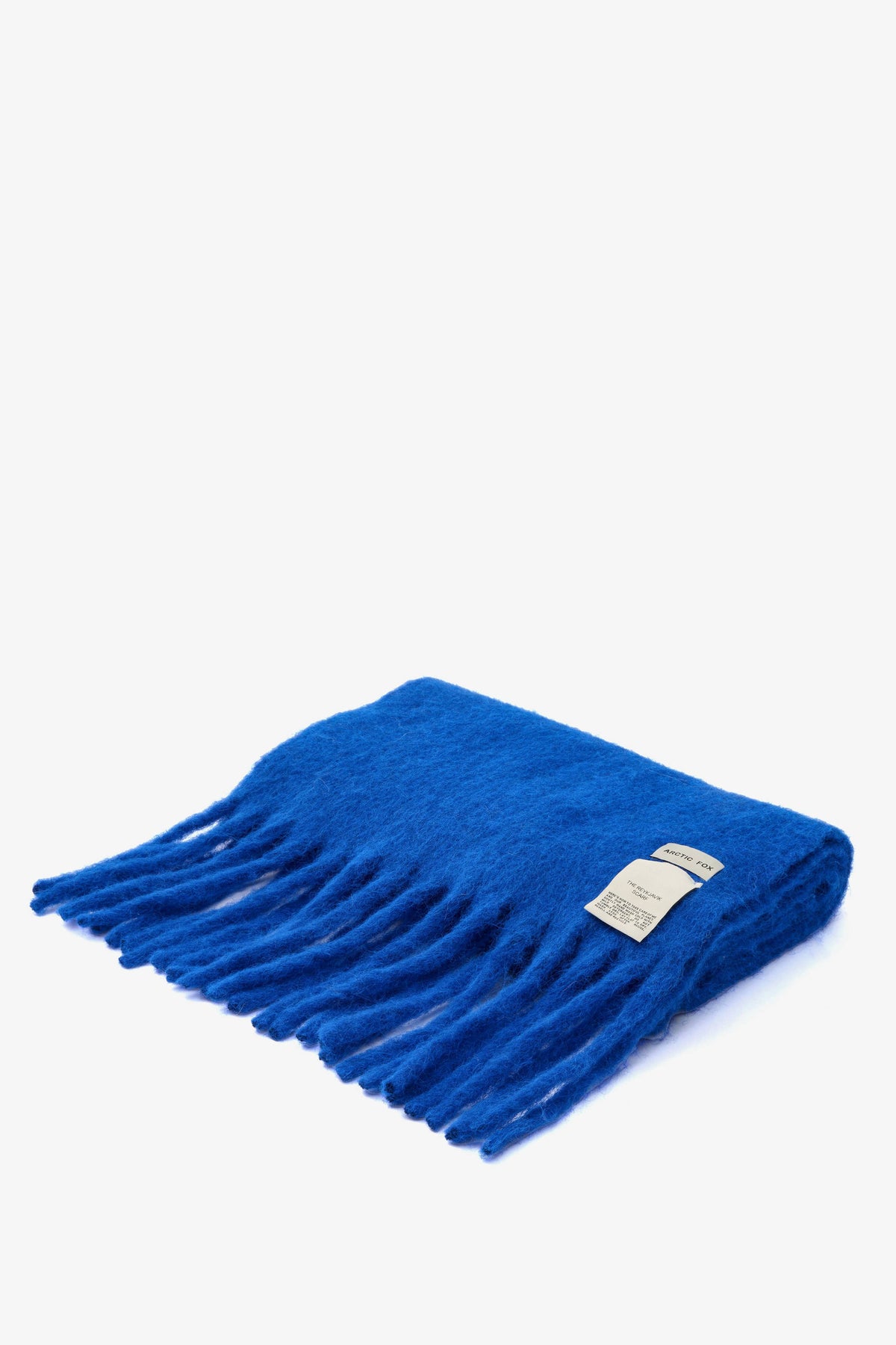 SCARF- ELECTRIC BLUE WOOL