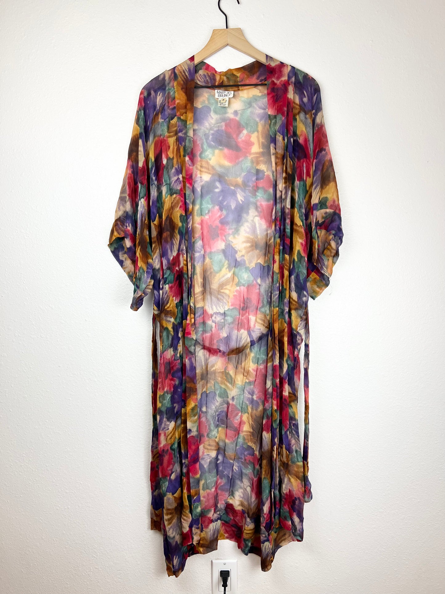 Silk Watercolor Robe