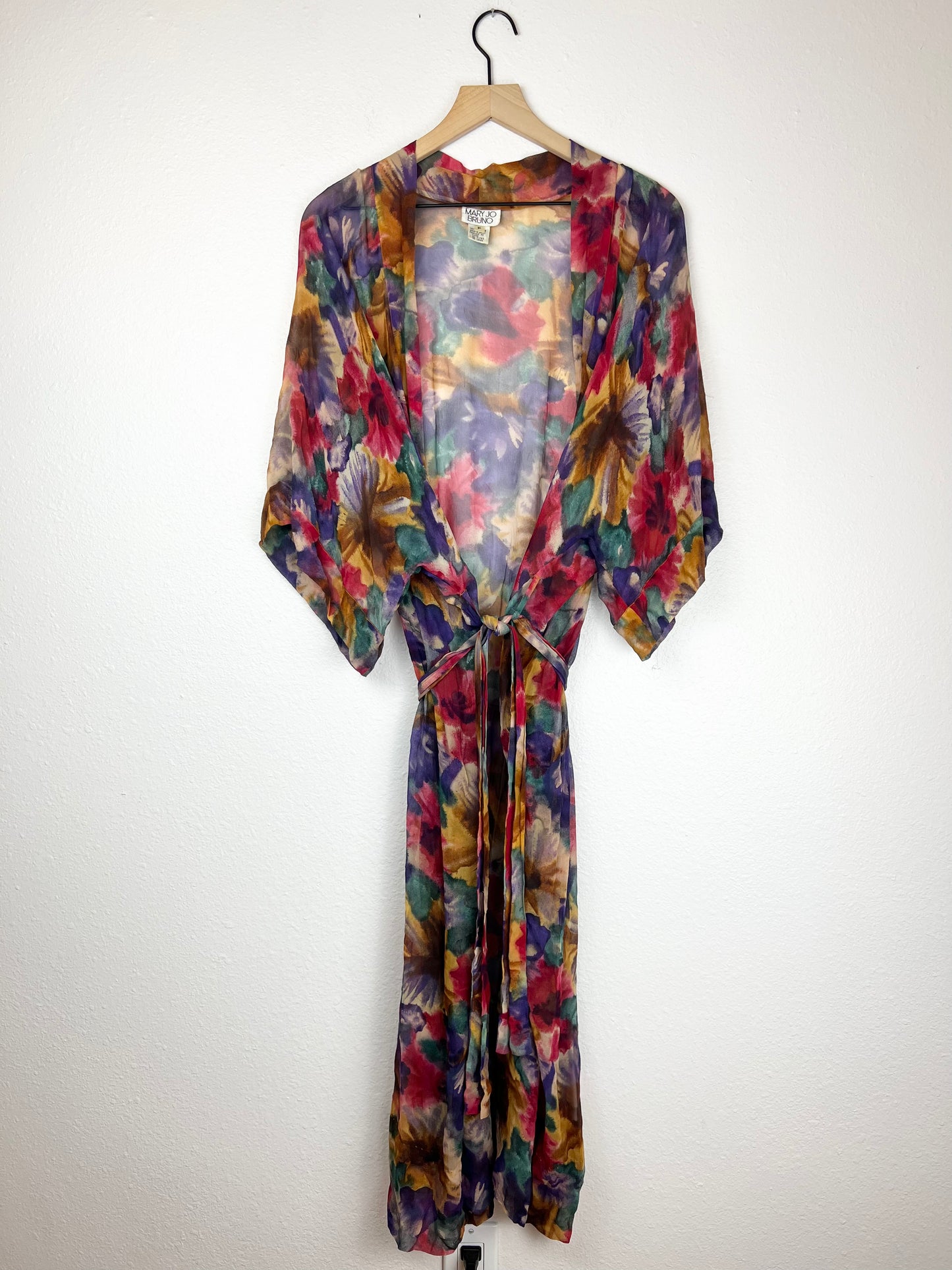 Silk Watercolor Robe