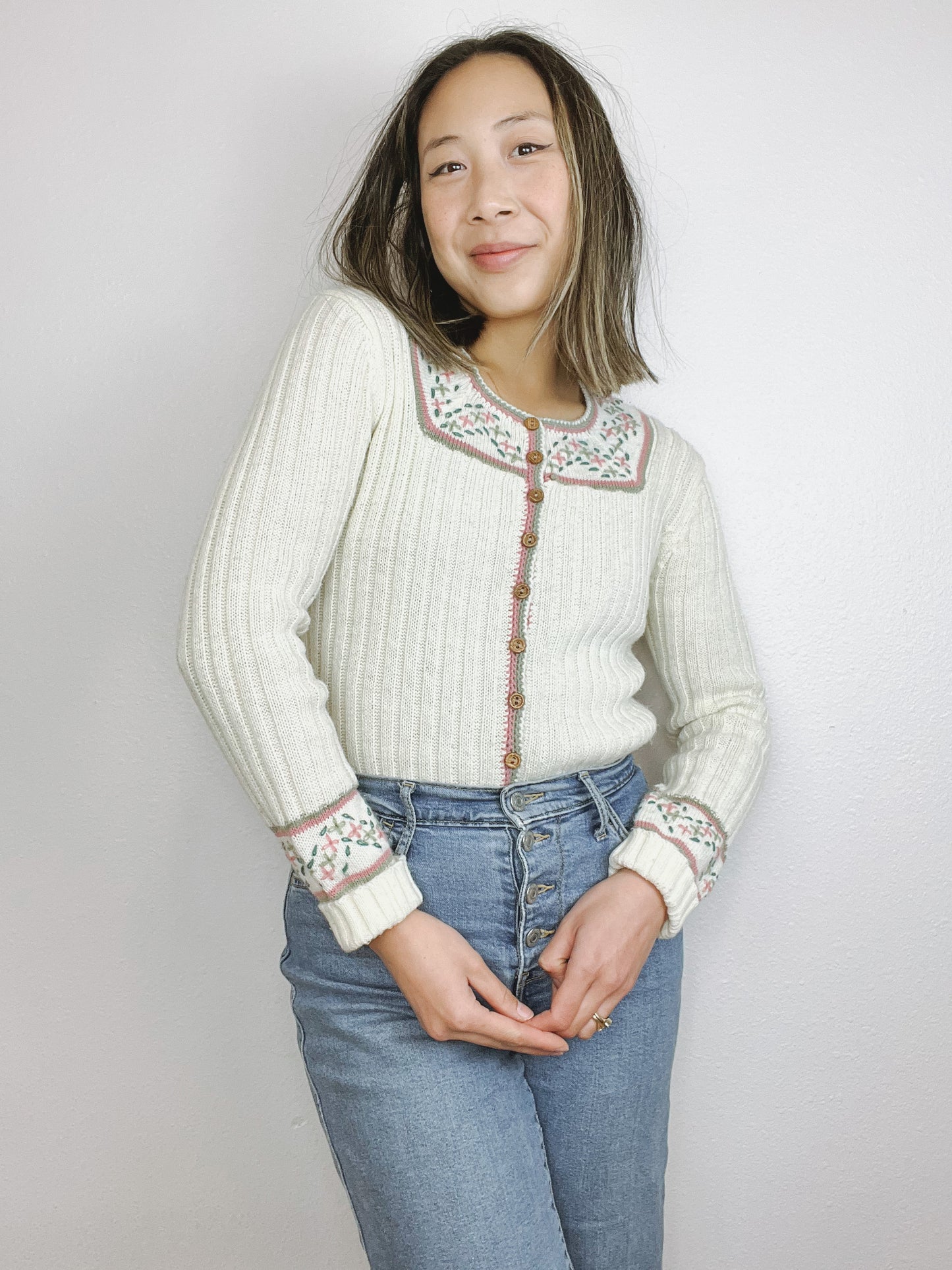 SALE Le Soleil Ribbed Cardigan
