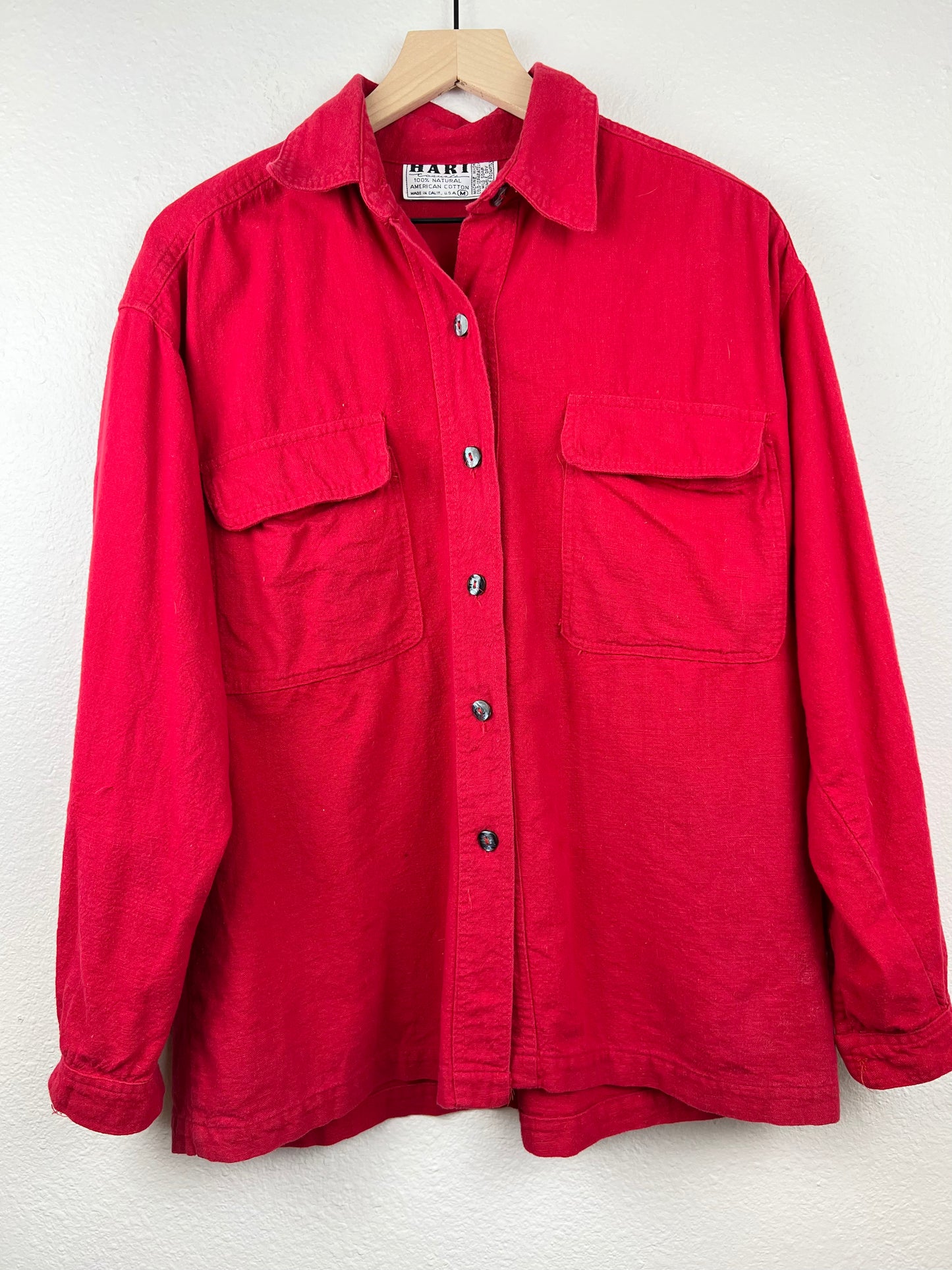 Hart Red Button Up Flannel