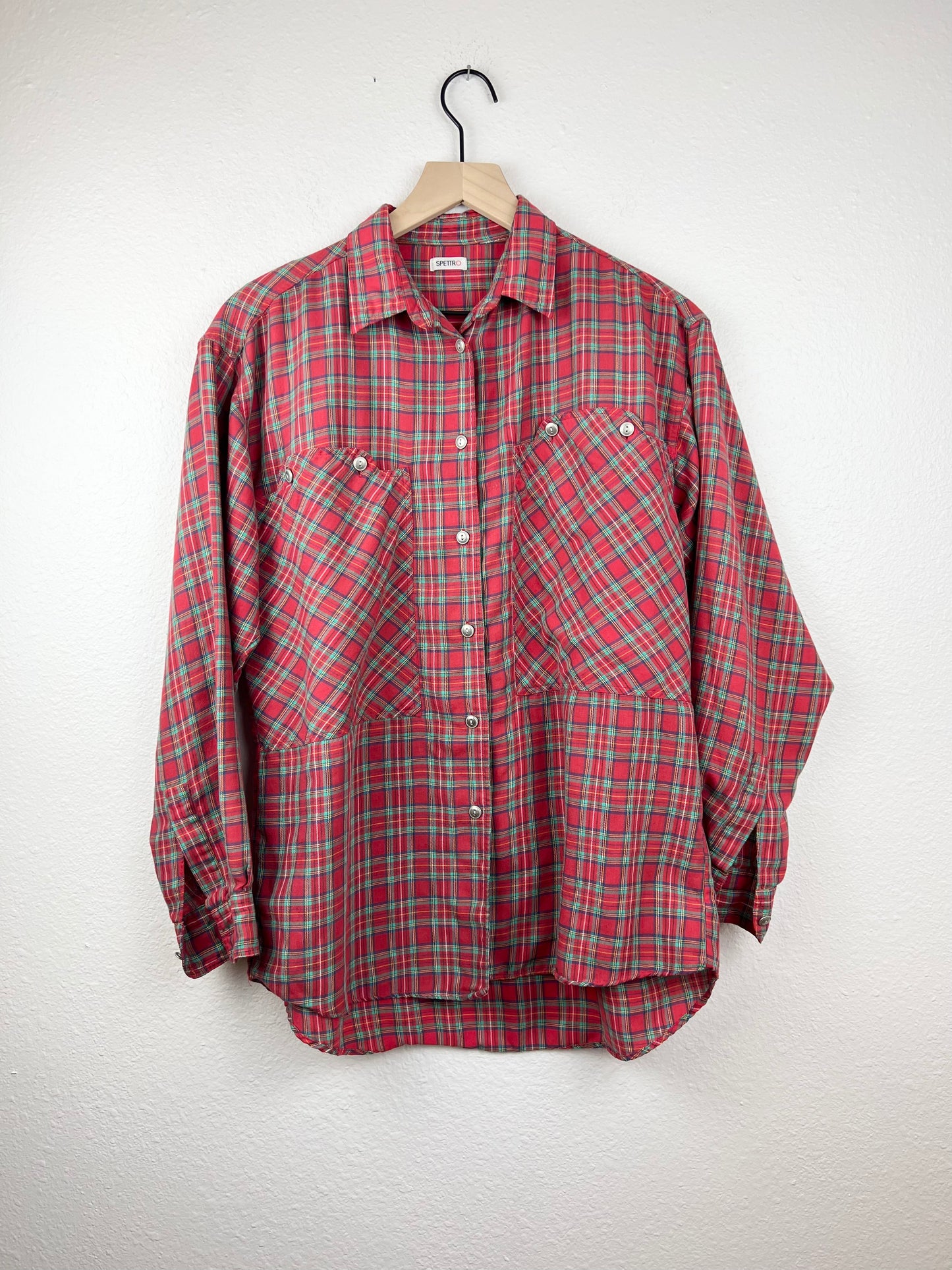 Lightweight Long Sleeve Button Up Top
