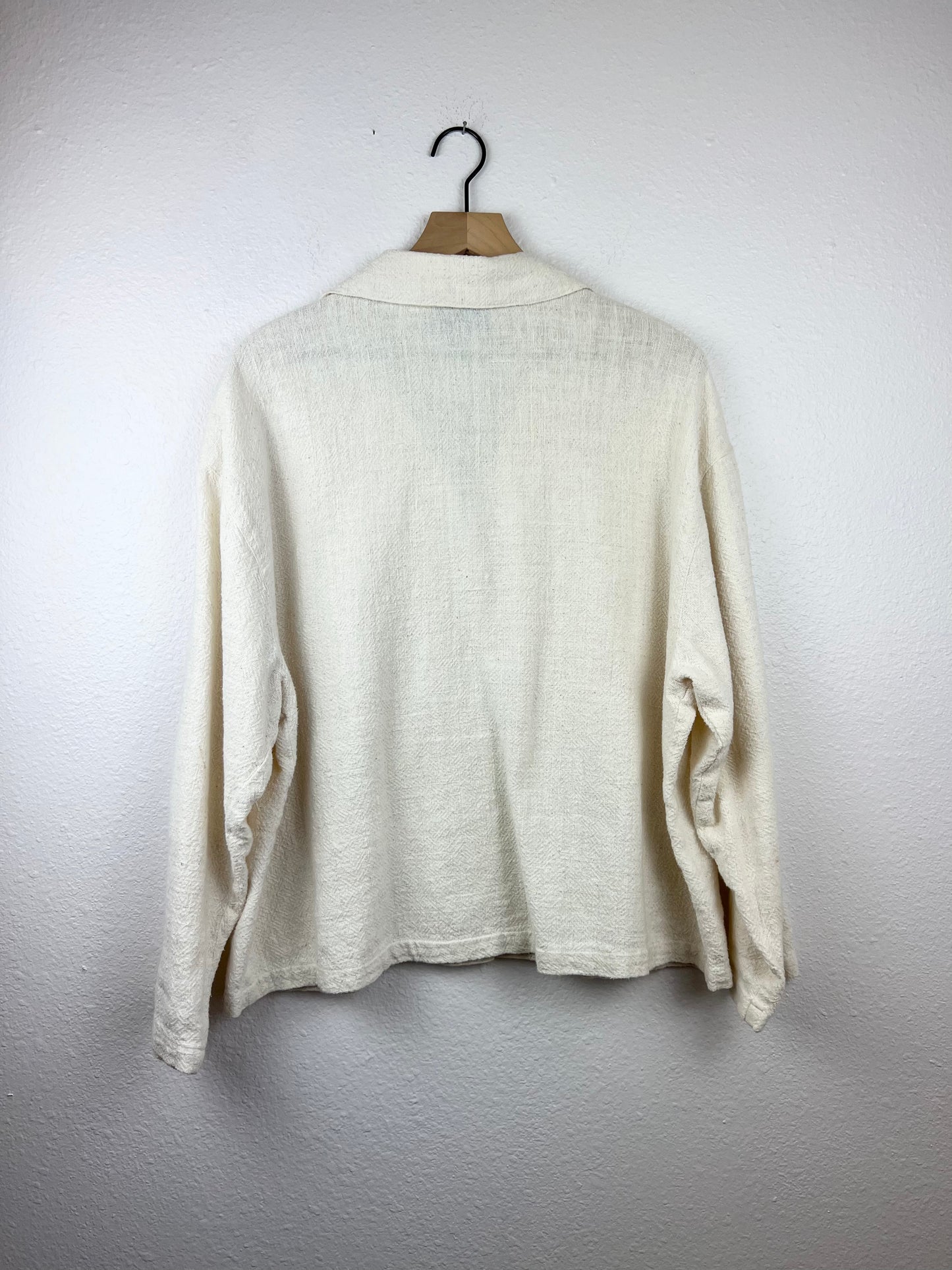 Neutral Cotton Chore Top