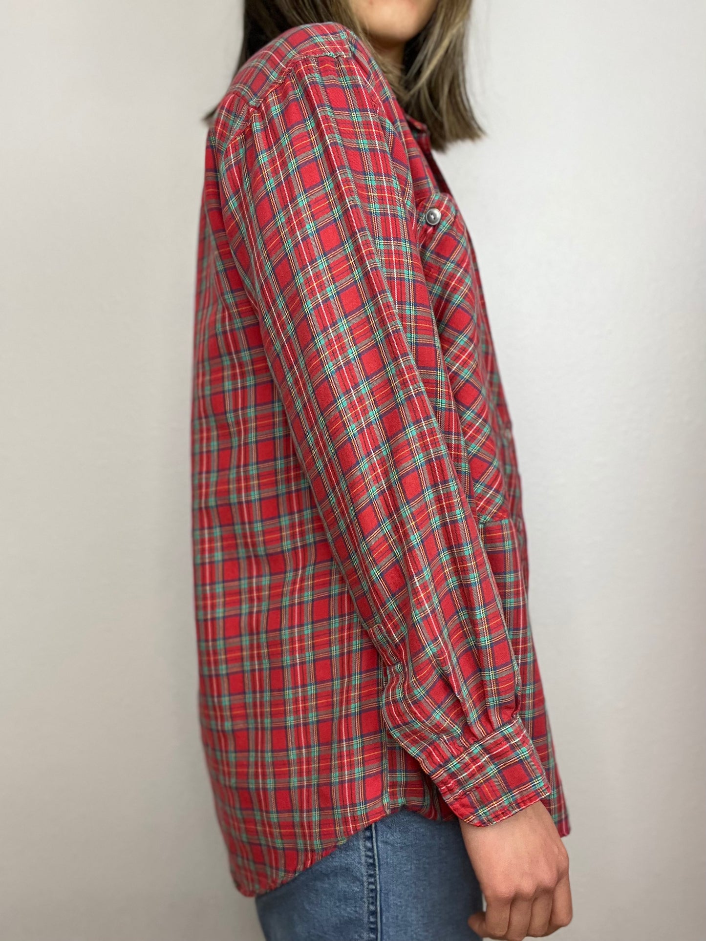 Lightweight Long Sleeve Button Up Top