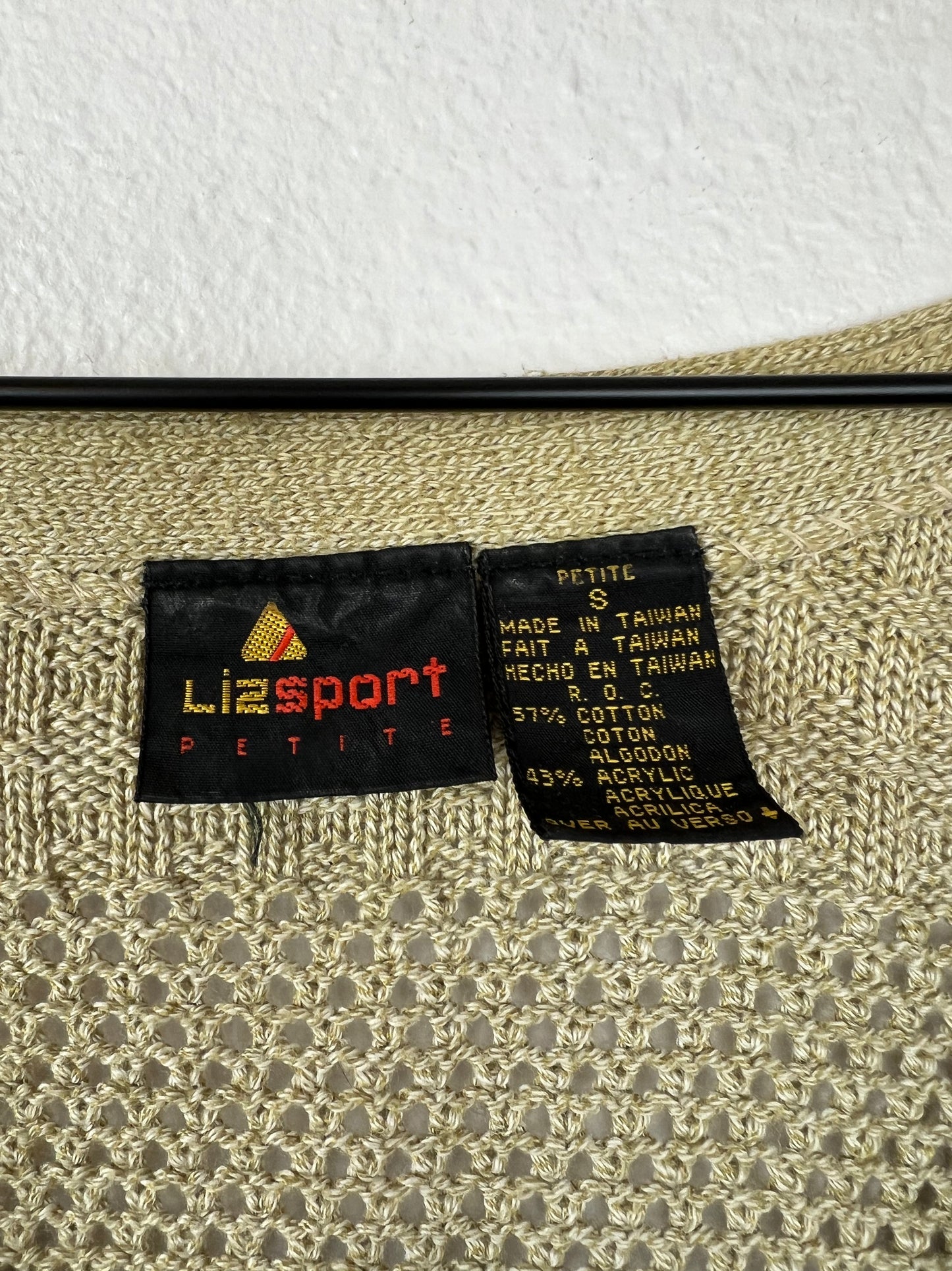 Liz Sport Oatmeal Cardigan