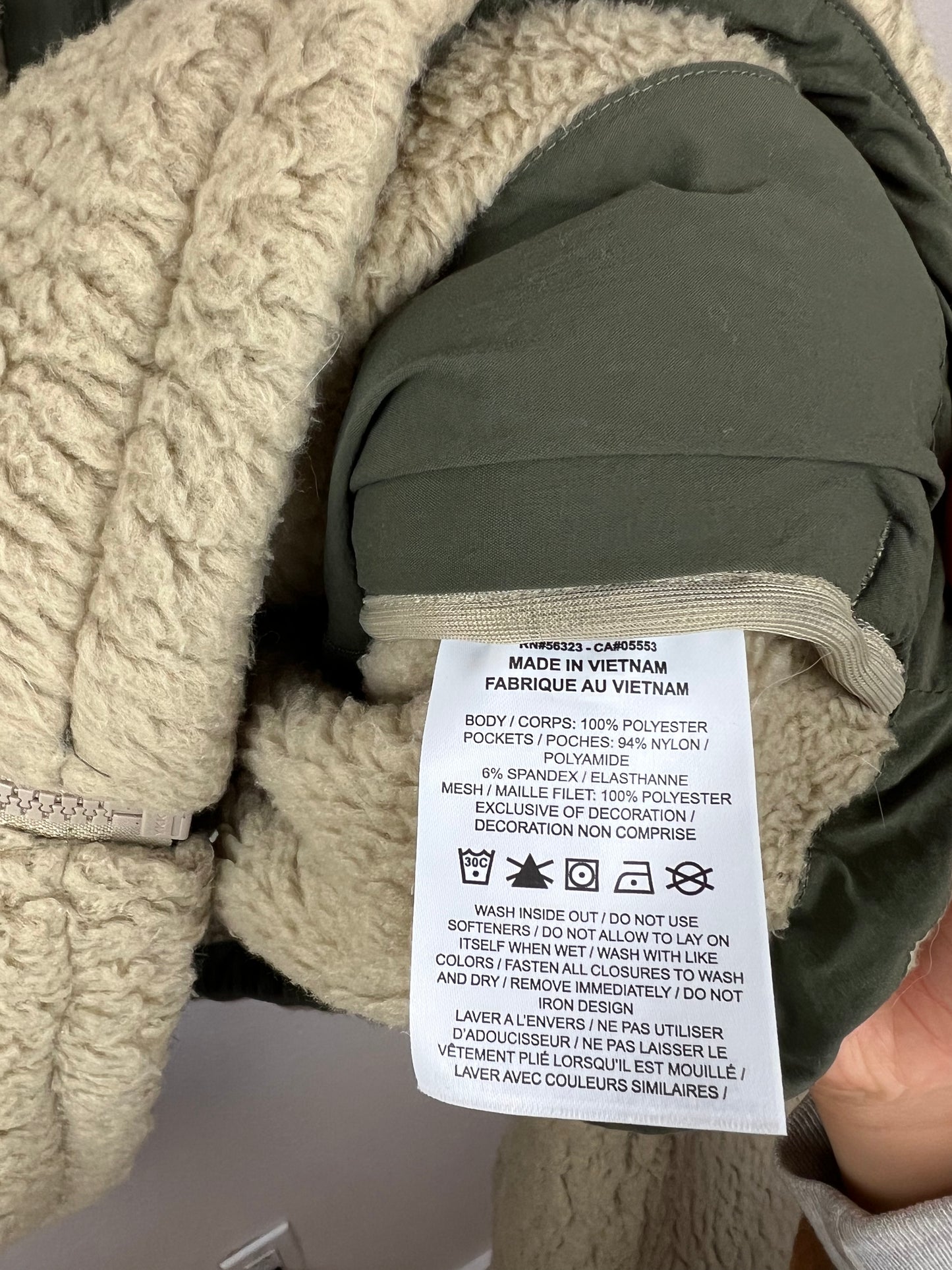 Nike ACG Microfleece Jacket in Khaki