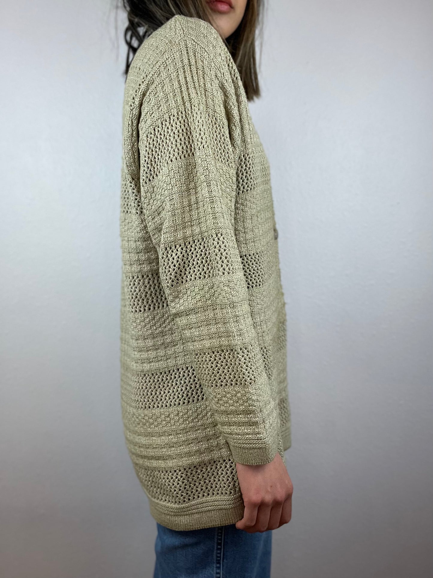 Liz Sport Oatmeal Cardigan