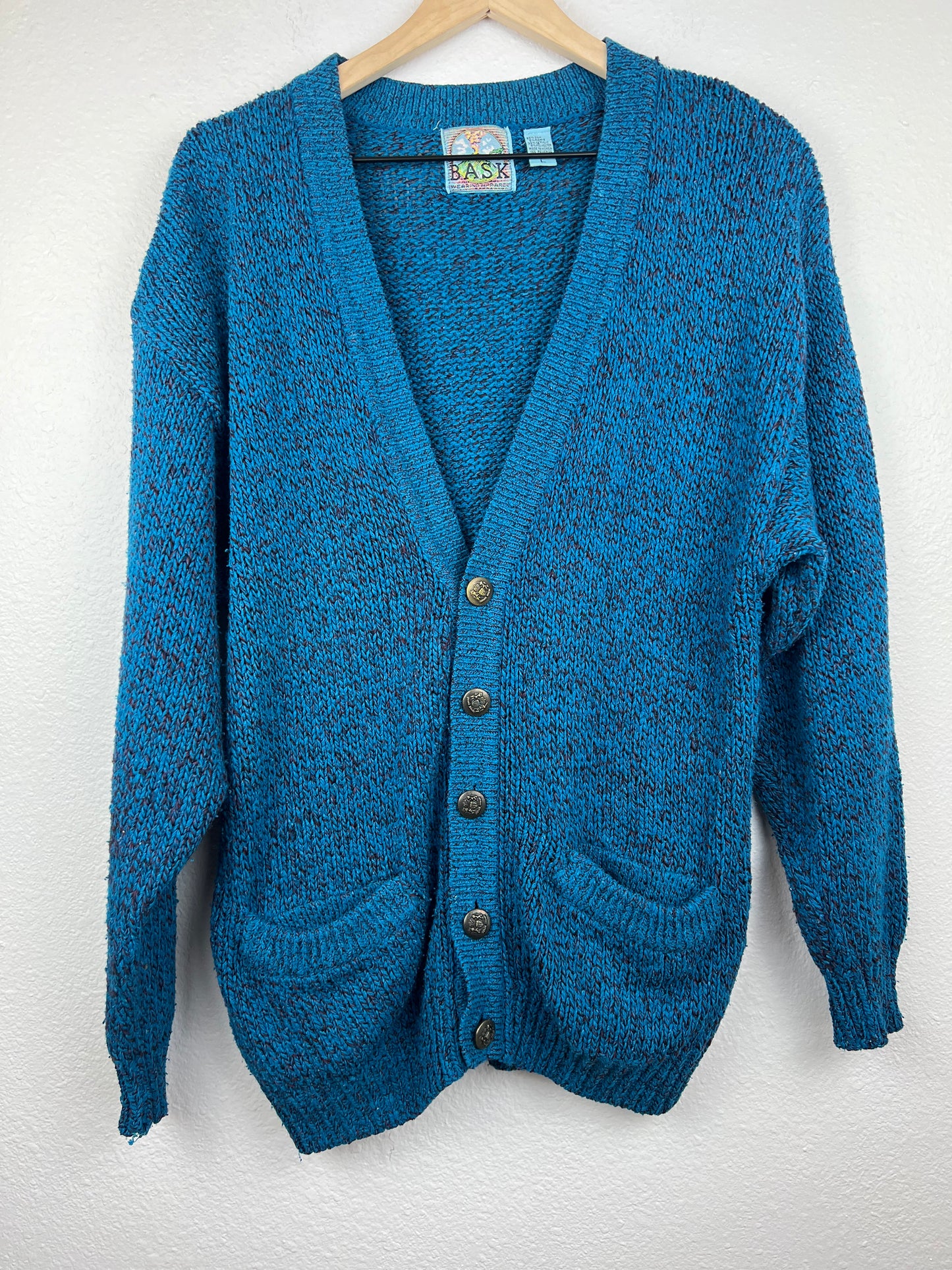Blue Grandpa Cardigan