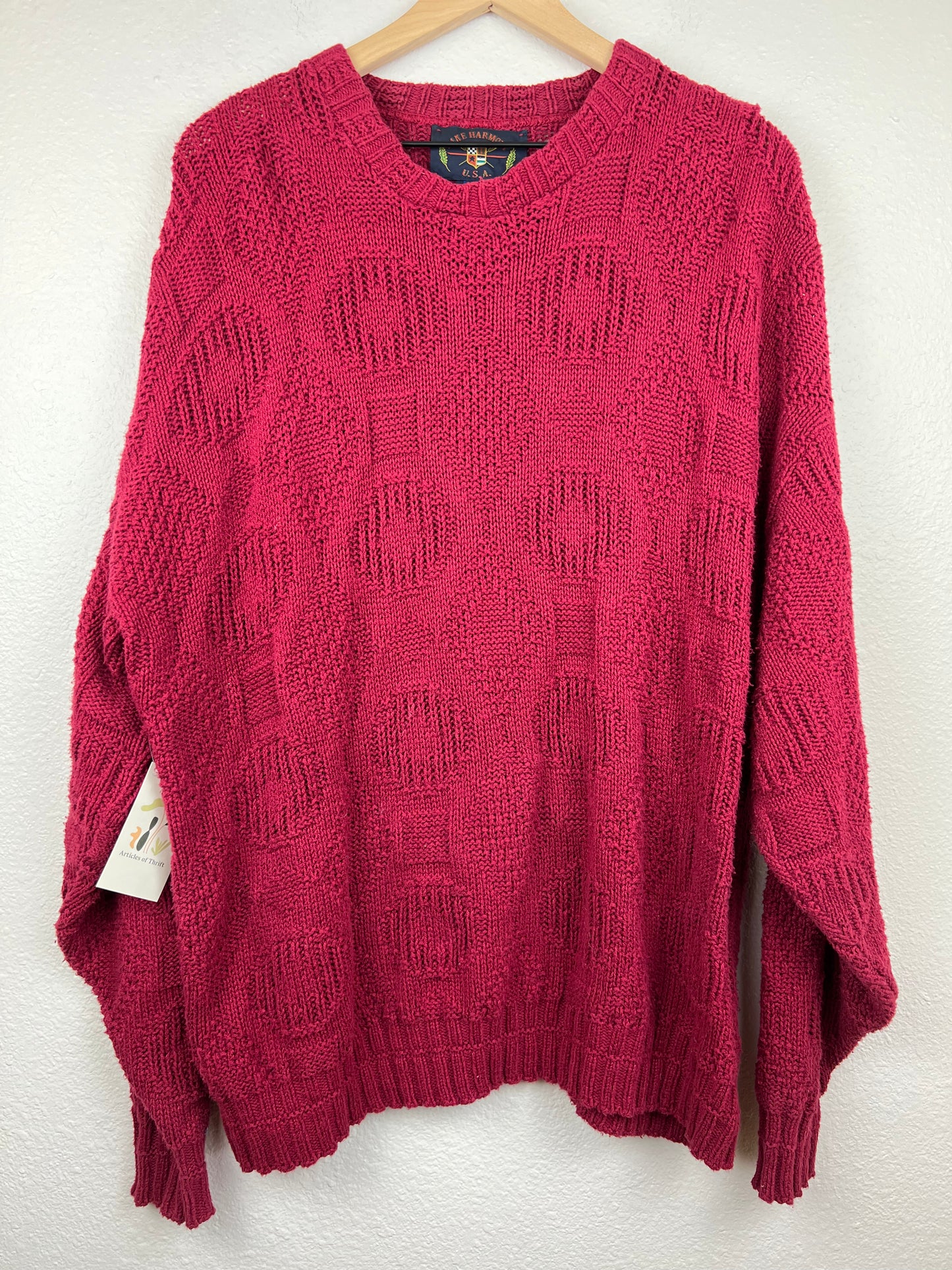 Burgundy Crewneck Sweater