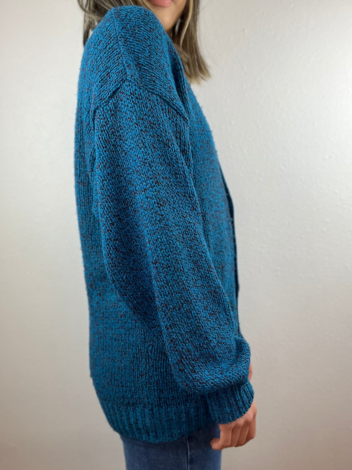 Blue Grandpa Cardigan