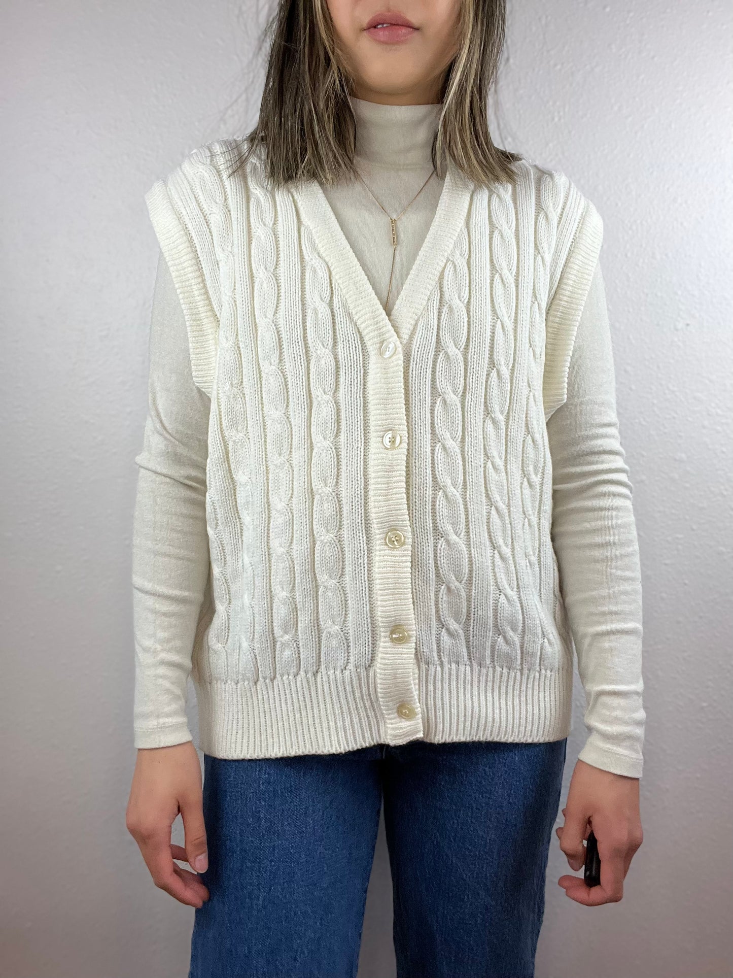 Carriage Court Button Up Sweater Vest