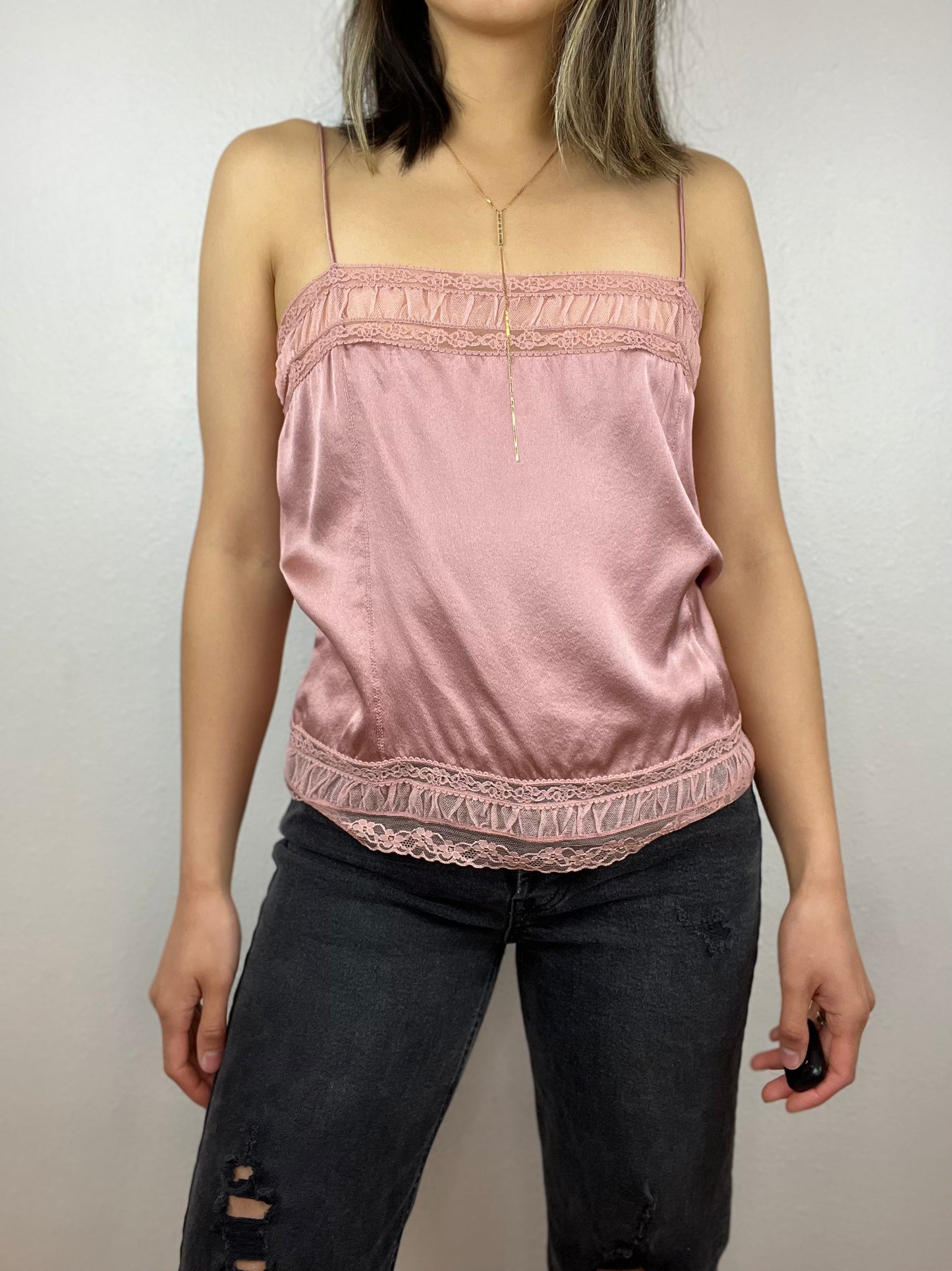 DKNY Silky Pink Top