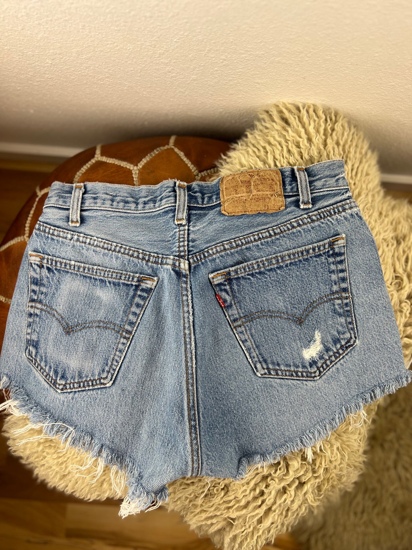 Levis Button Fly Cutoff Shorts
