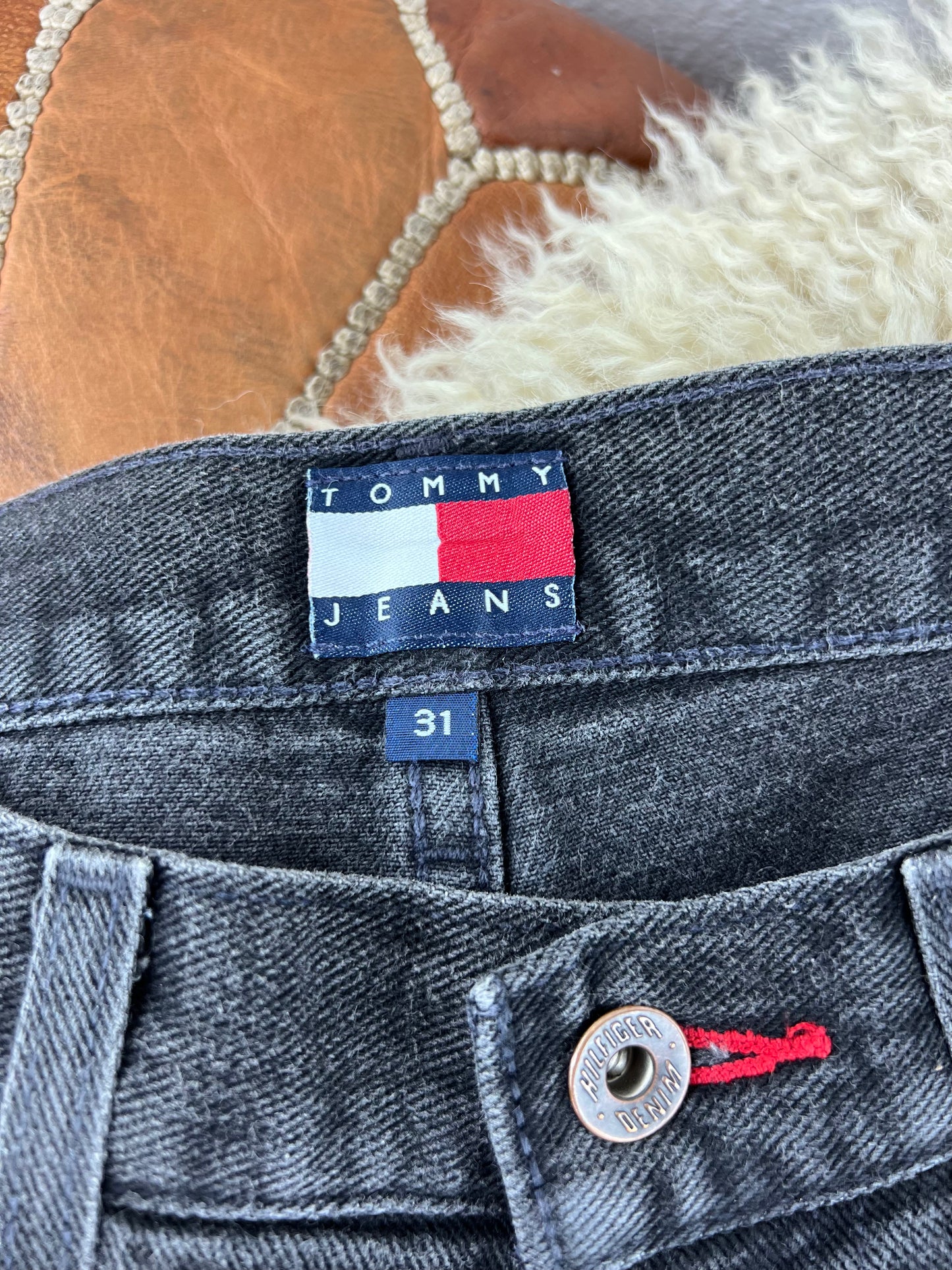 Tommy Jeans Black Bermuda Shorts