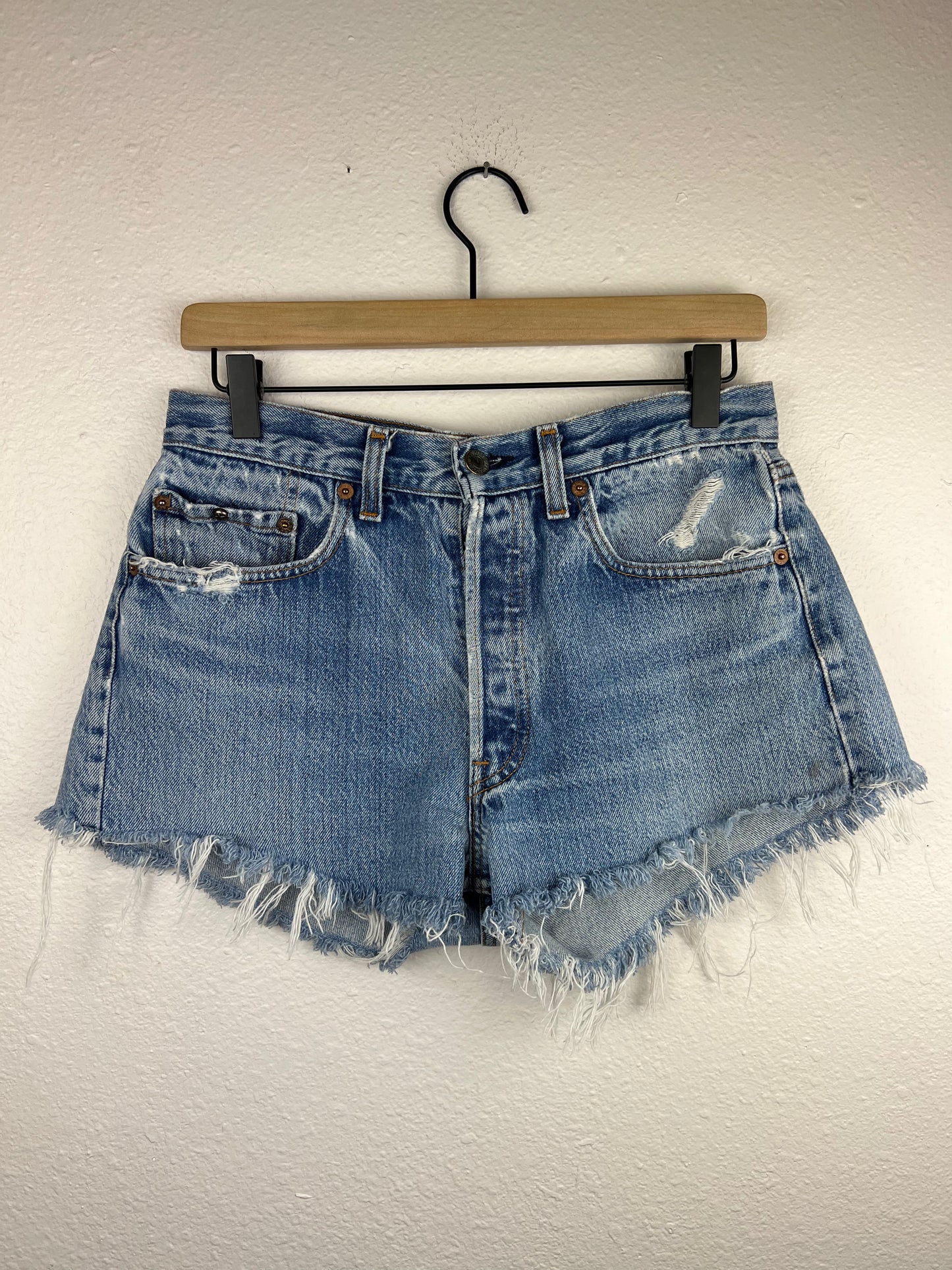 Levis Button Fly Cutoff Shorts