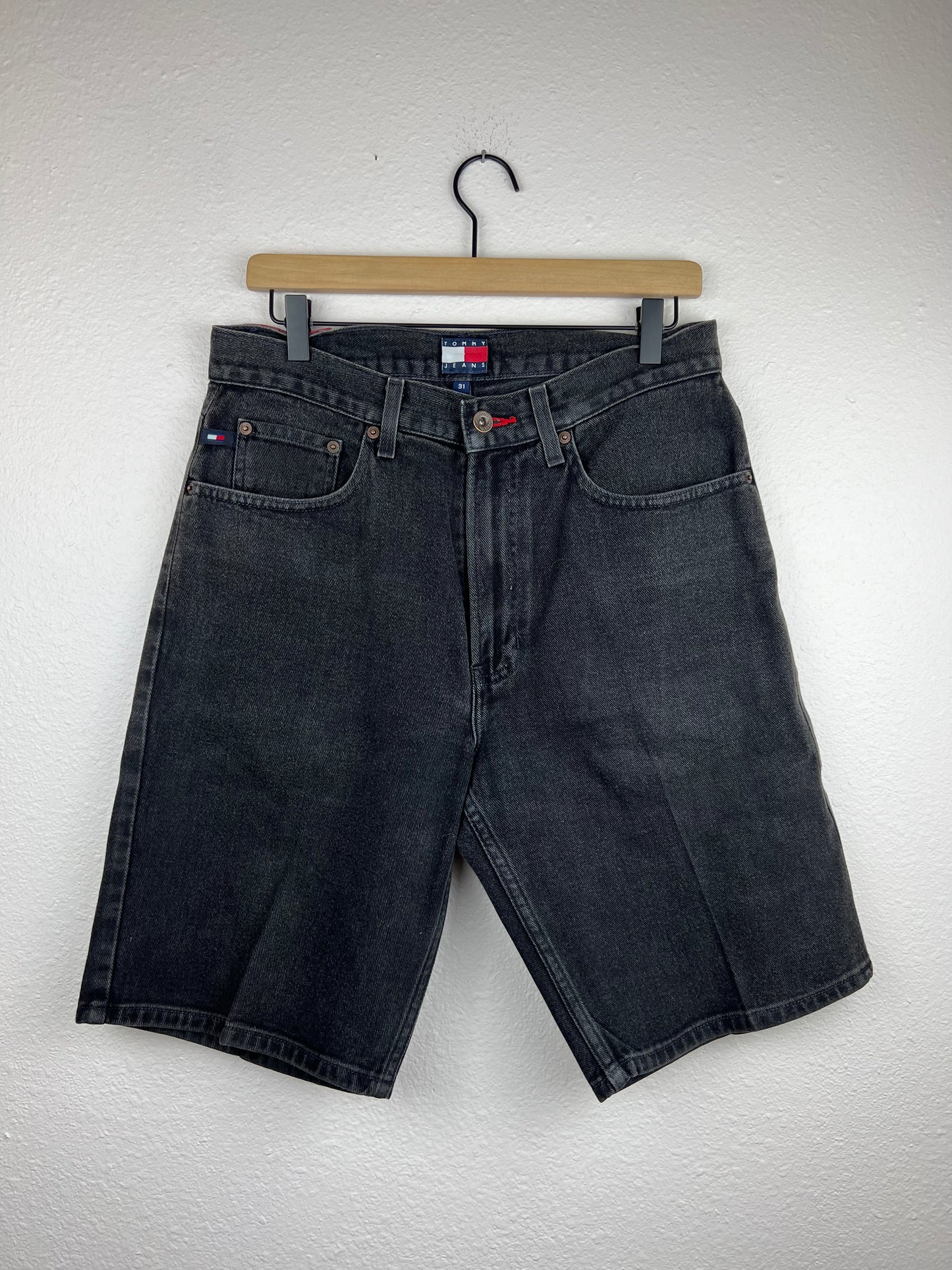 Tommy Jeans Black Bermuda Shorts