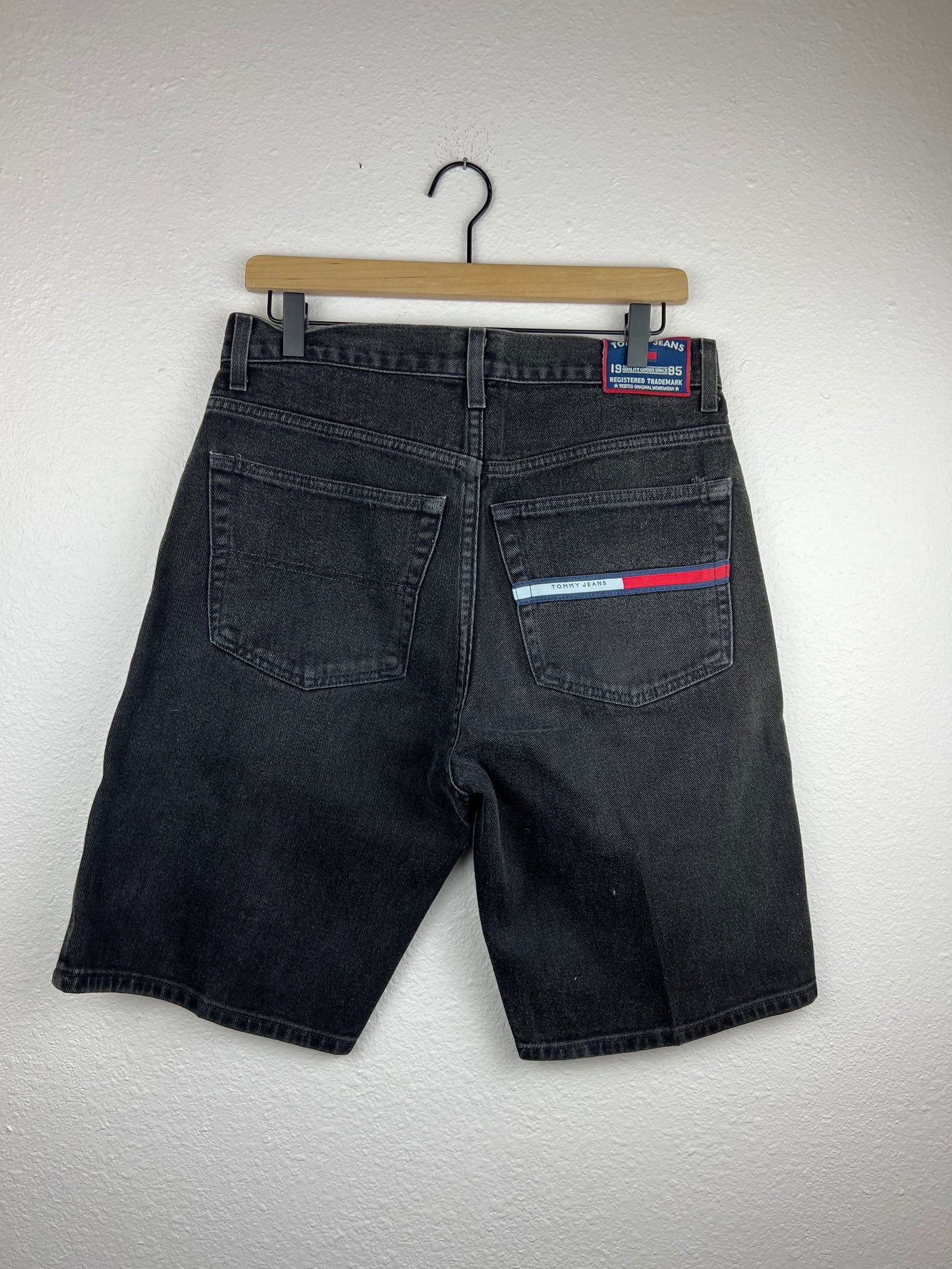 Tommy Jeans Black Bermuda Shorts