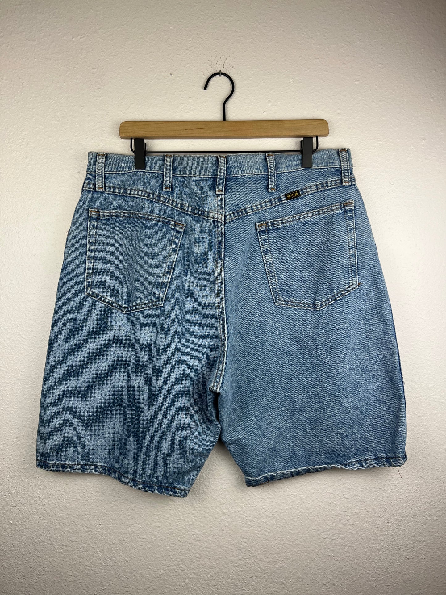 Rustler Light Wash Jean Shorts