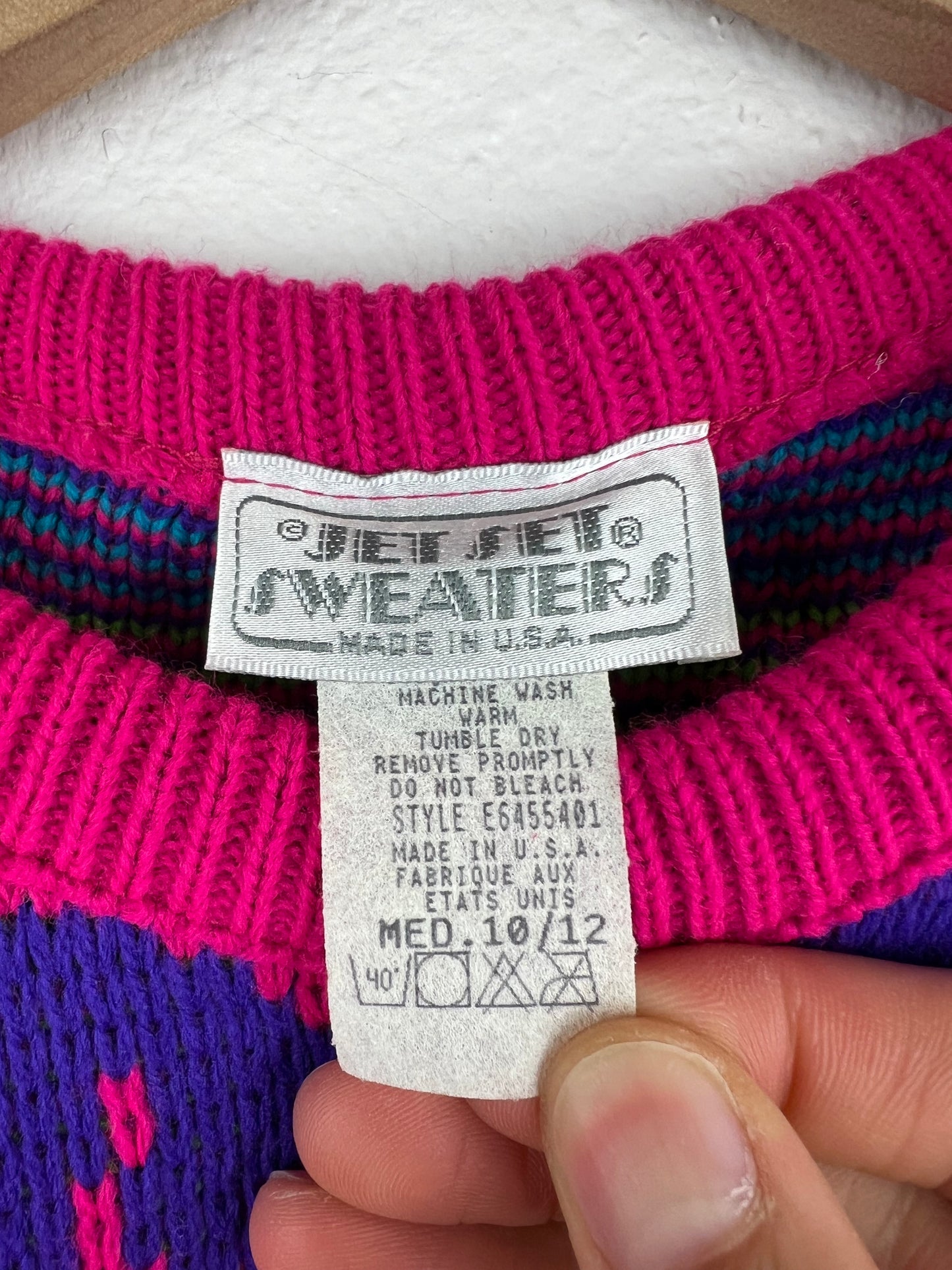 Vintage Quirky Teddy Bears Sweater