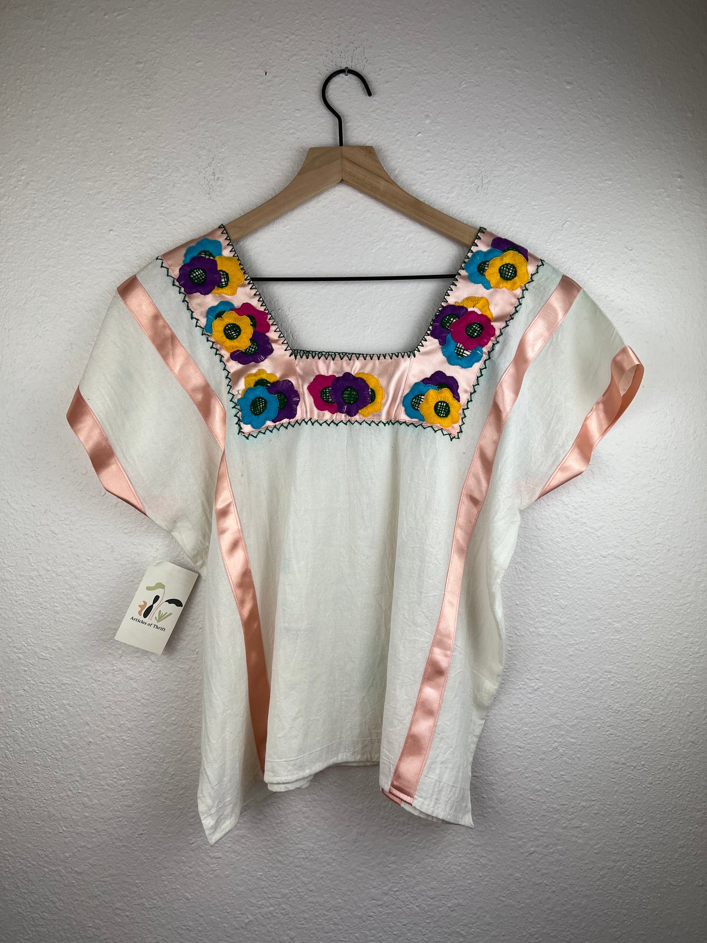 Handmade Cotton Embroidered Blouse