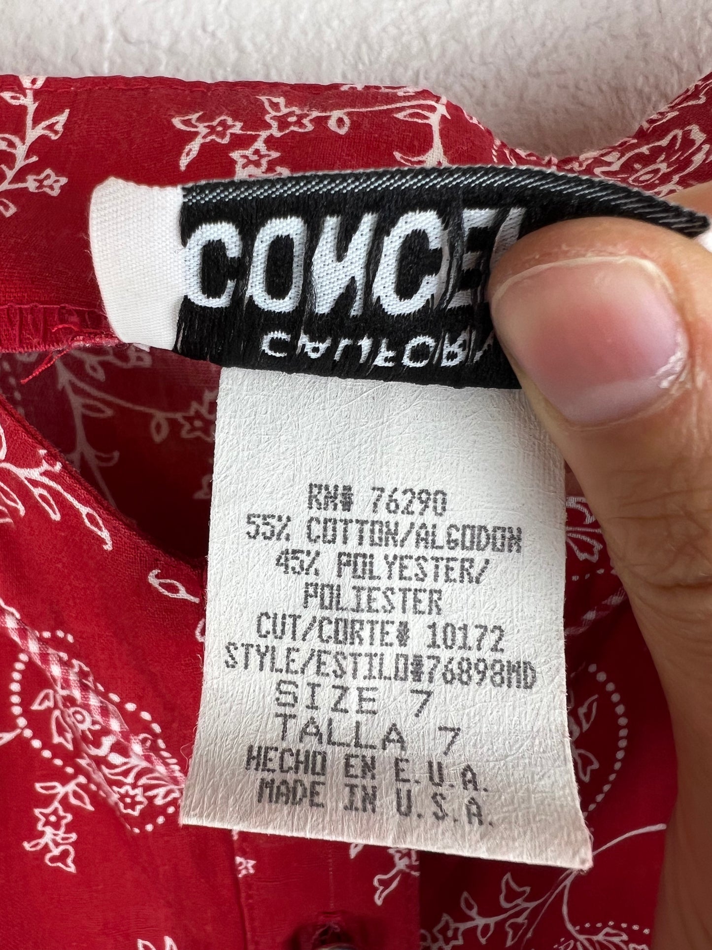 California Concepts Bandana Mini Dress