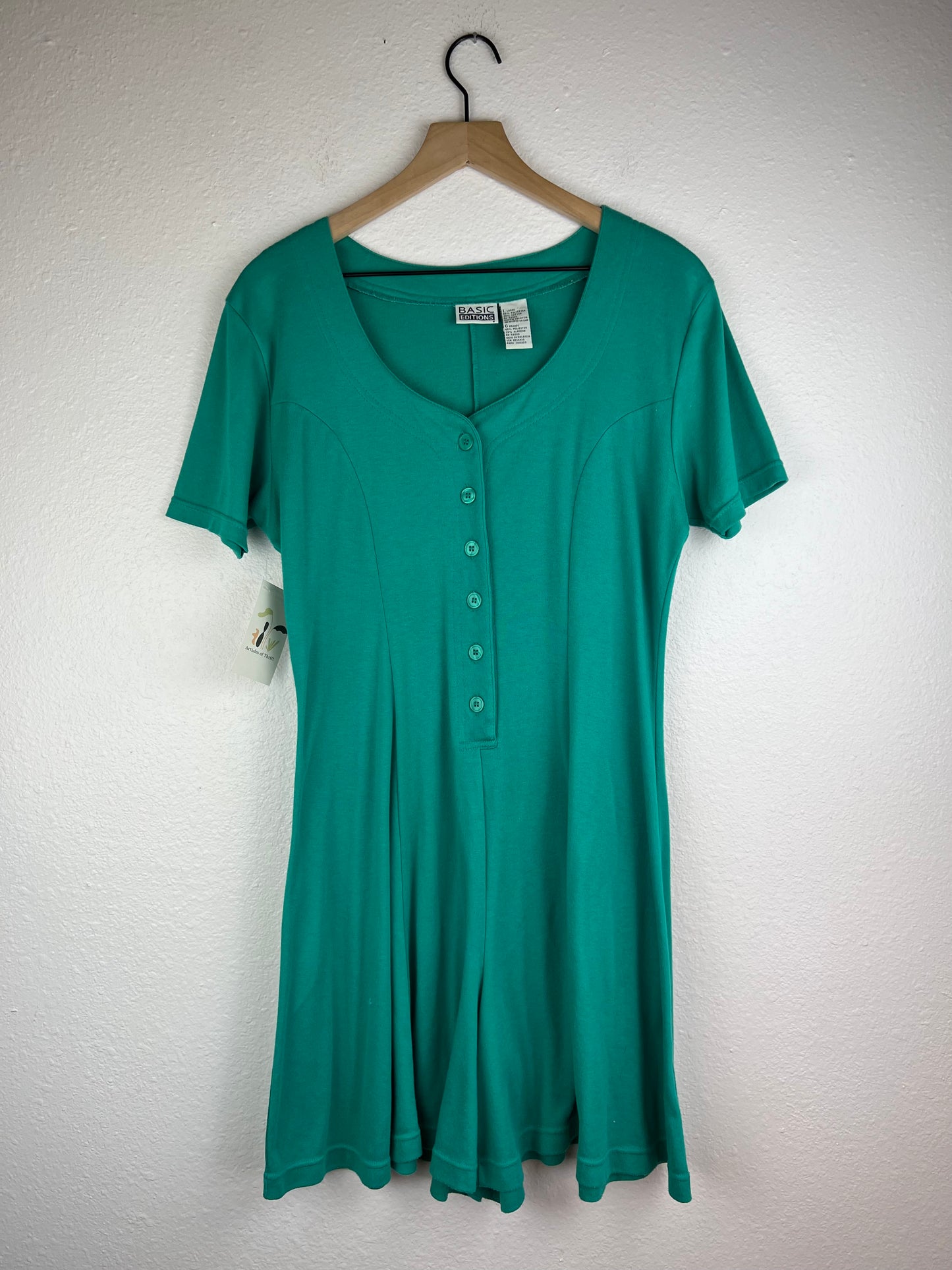 Basic Editions Teal Romper