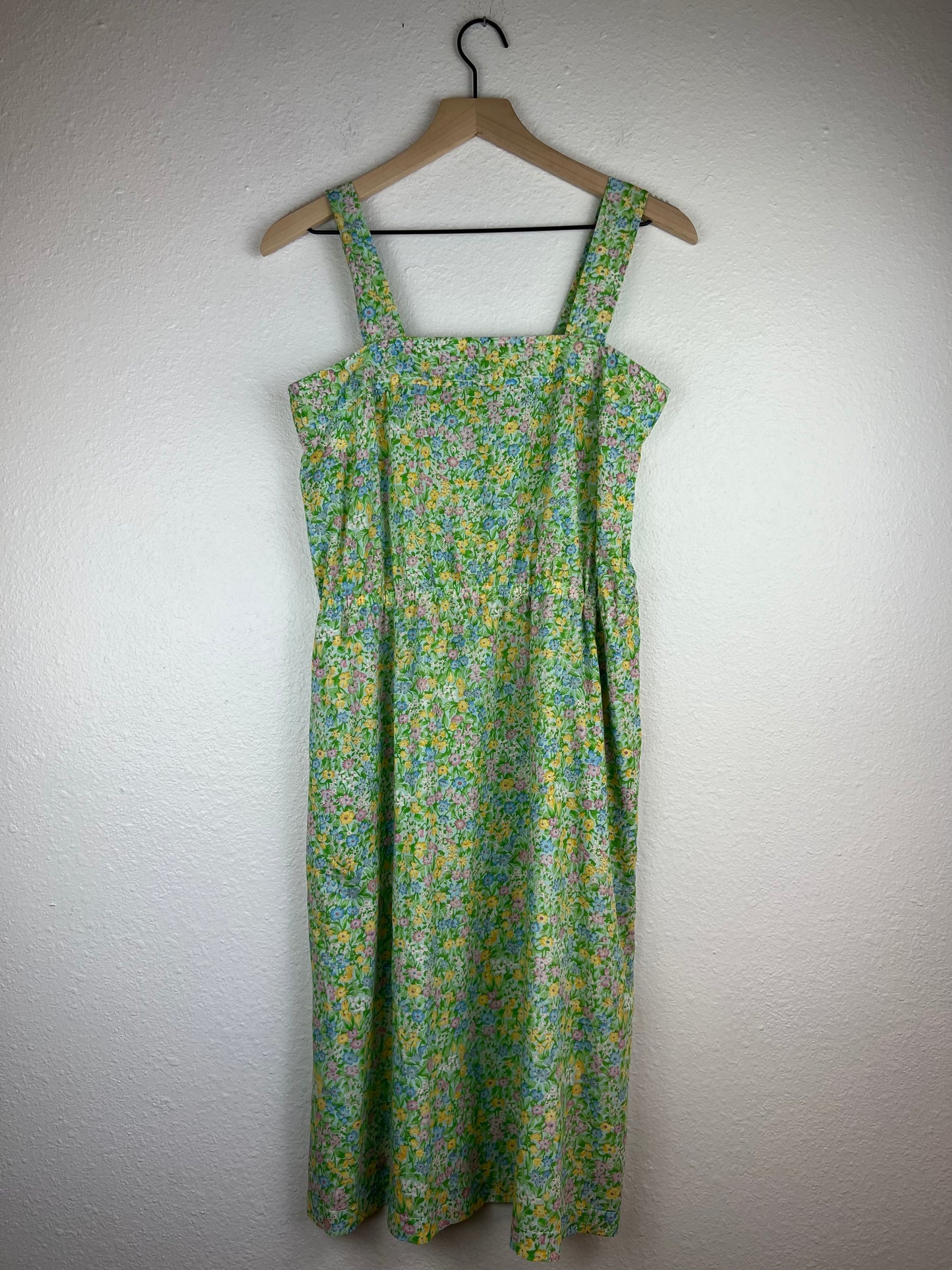Handmade Spring Florals Midi Dress
