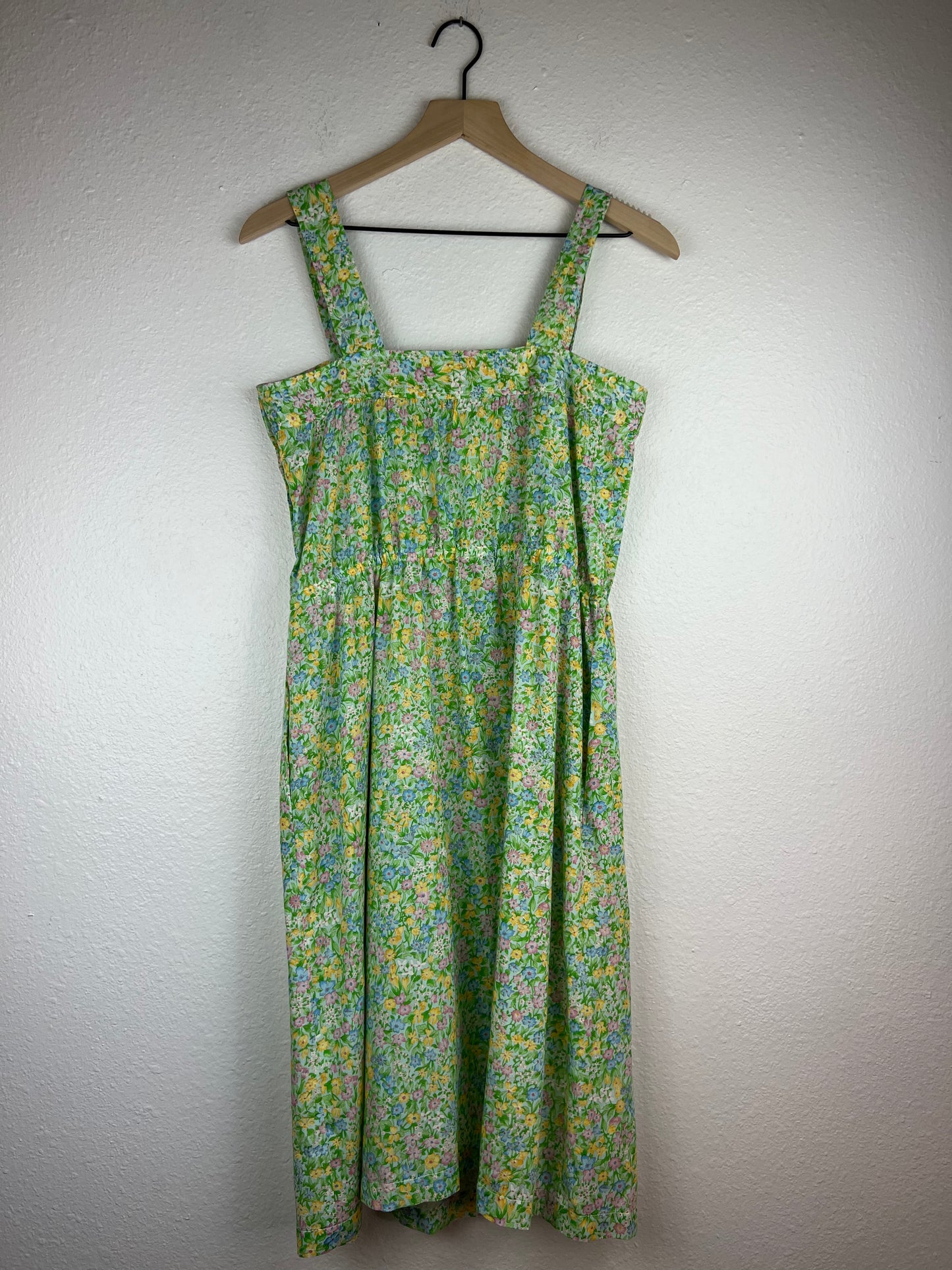 Handmade Spring Florals Midi Dress
