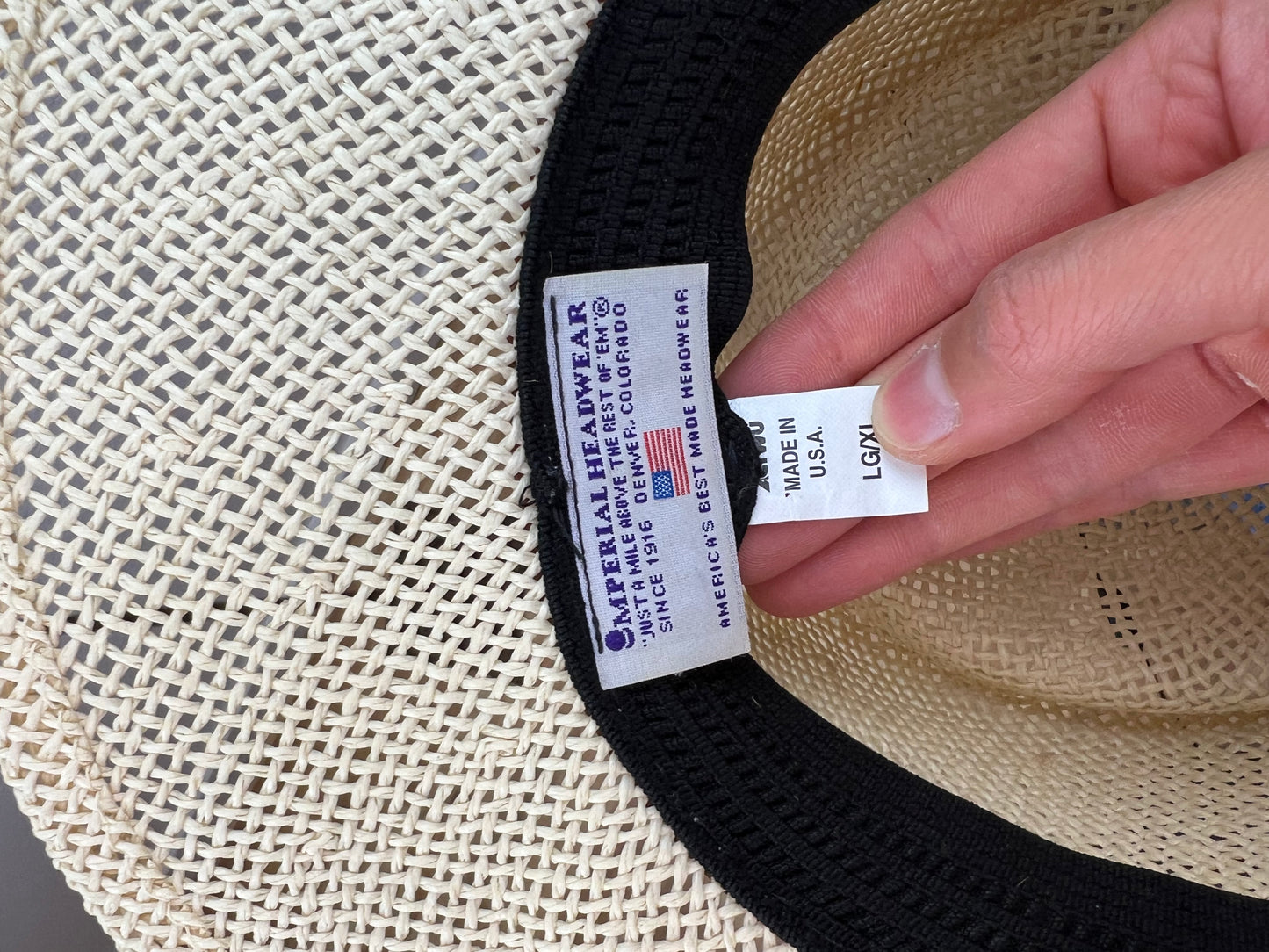 Made in USA Straw Cowboy Hat