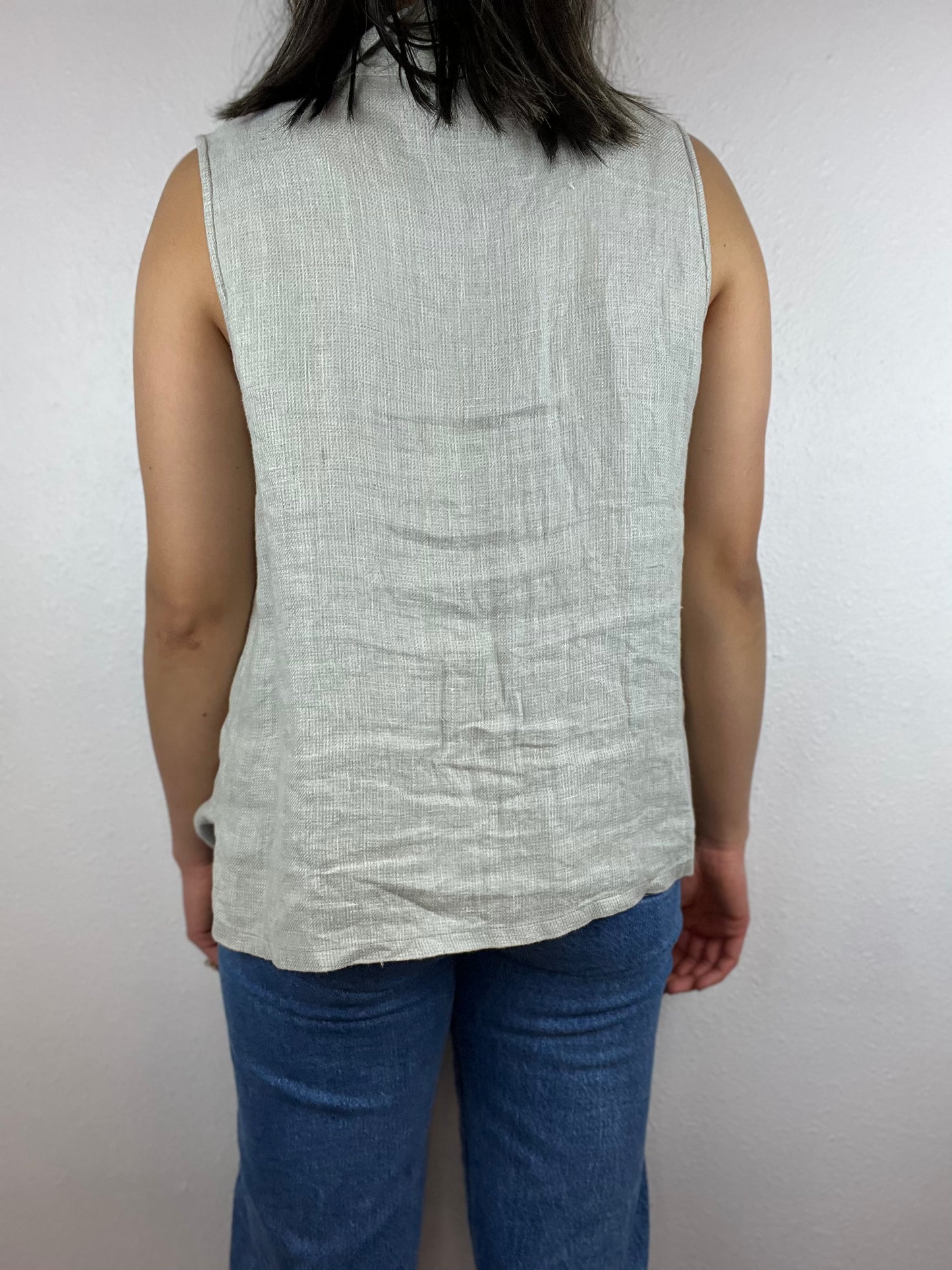 Putumayo Linen Button Up Top