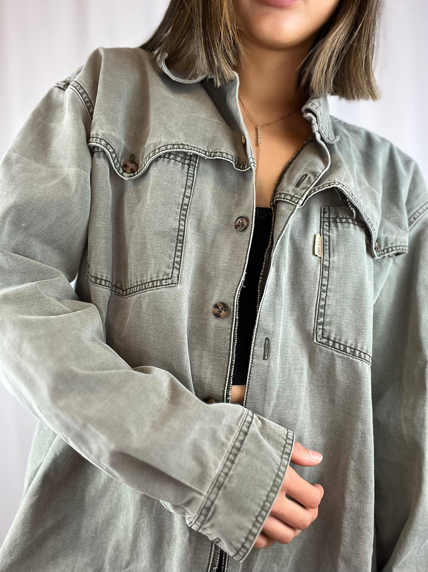 Kakadu Button Up Long Sleeve Top