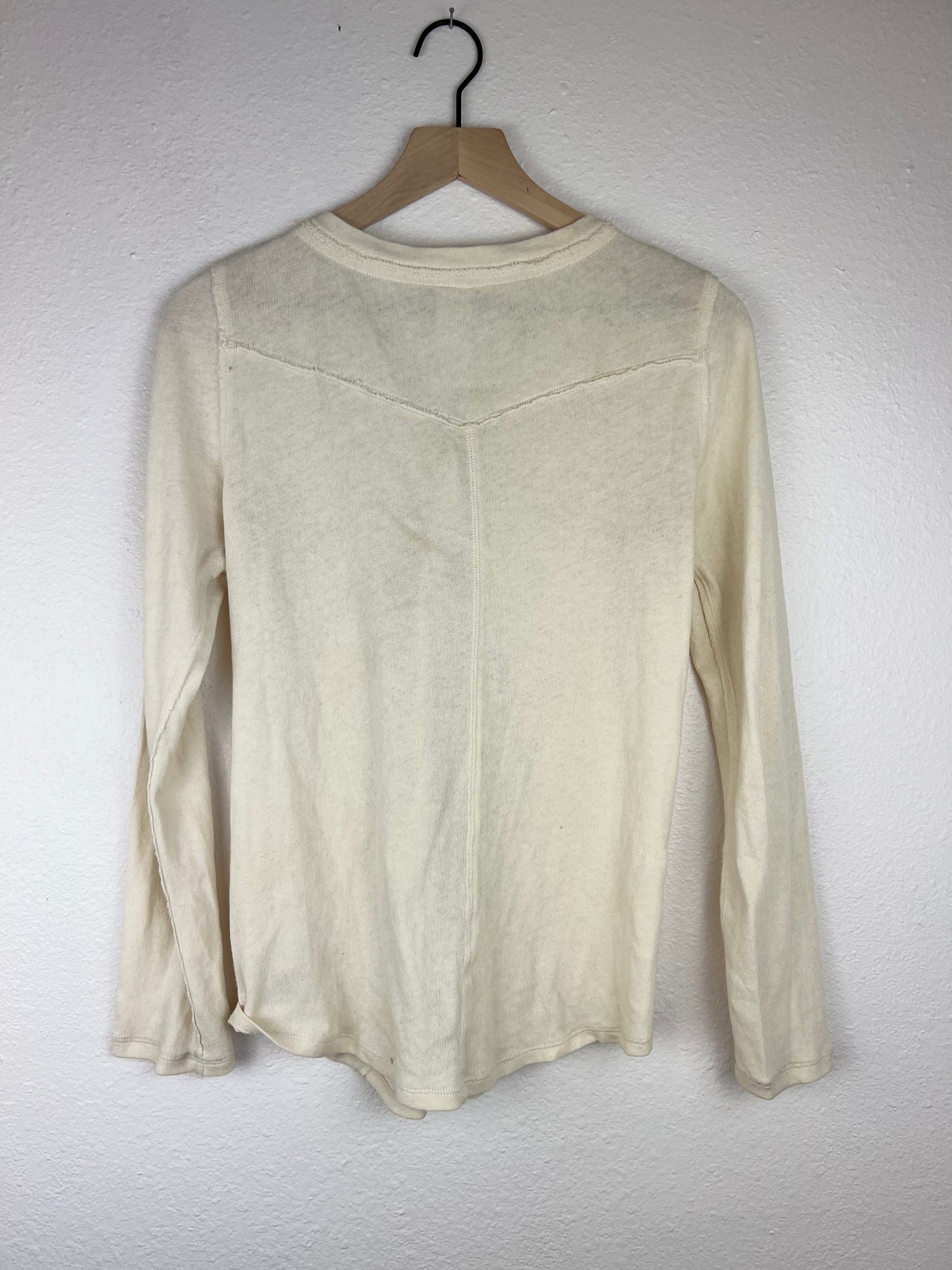 Free People Button Up Long Sleeve Top