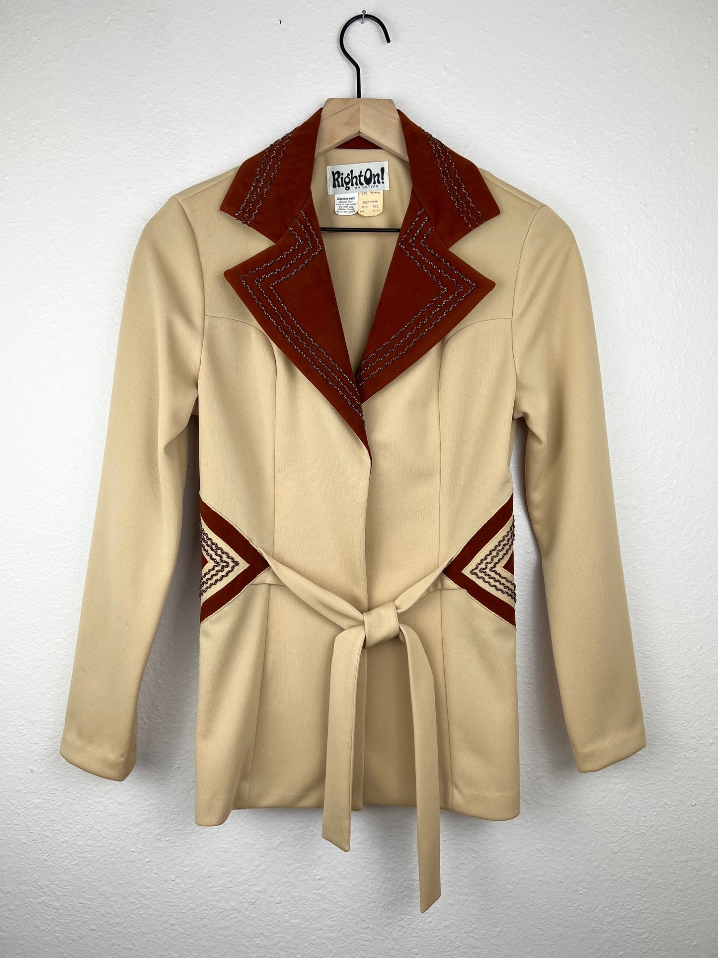1970s Right On! by Estivo Groovy Top
