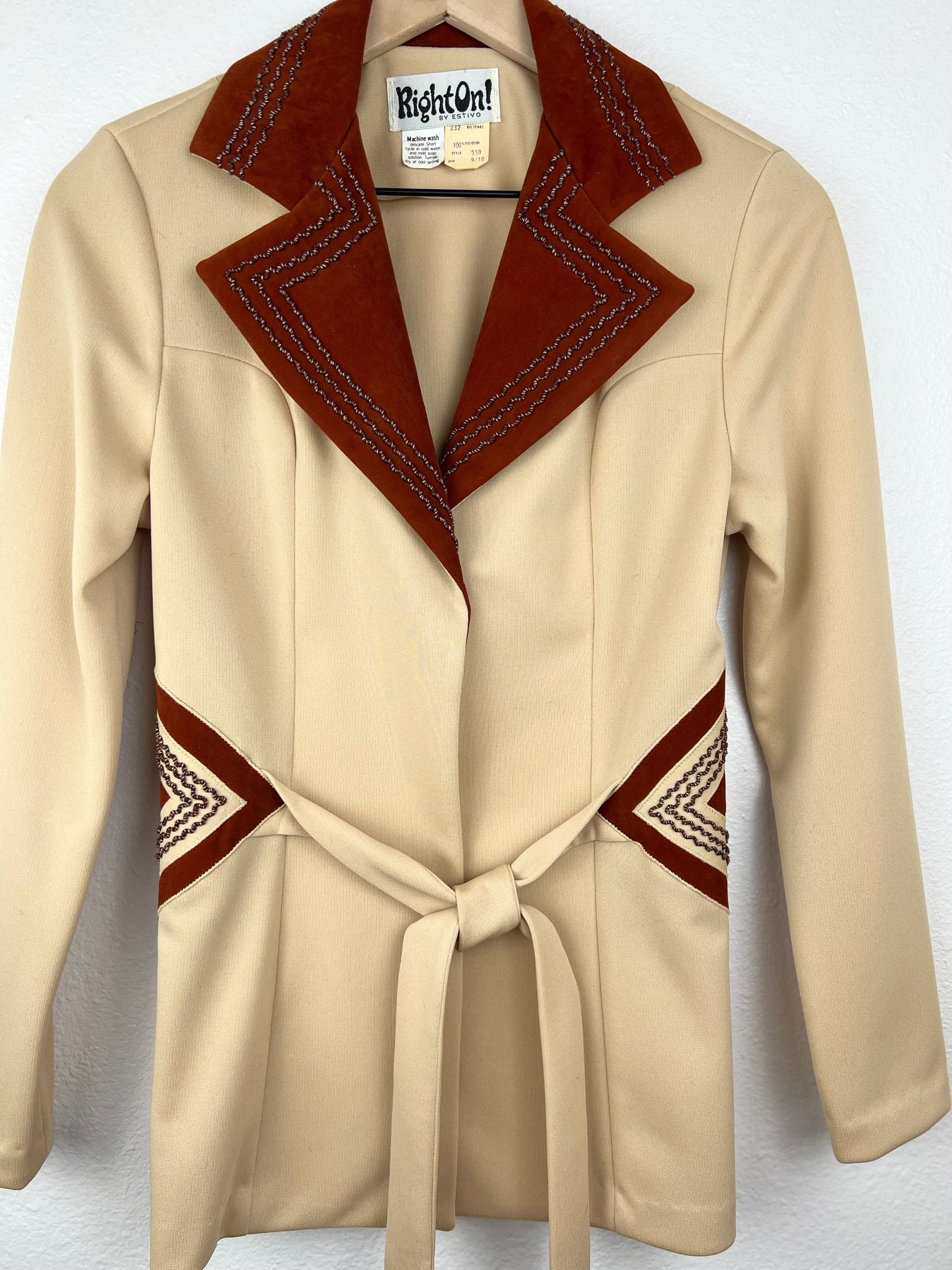 1970s Right On! by Estivo Groovy Top