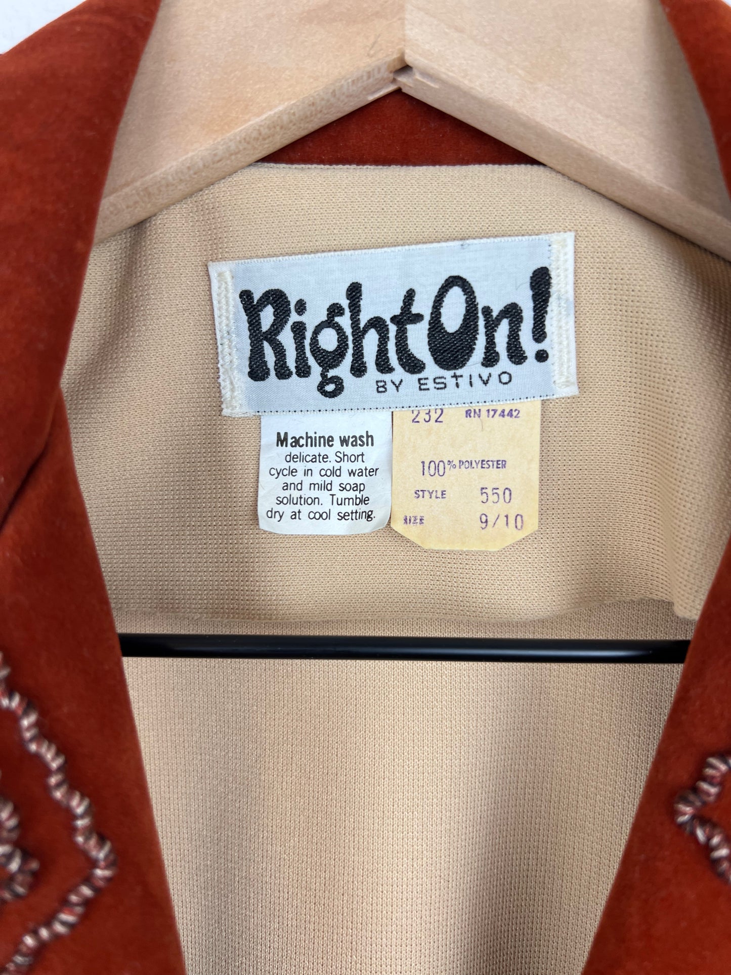1970s Right On! by Estivo Groovy Top