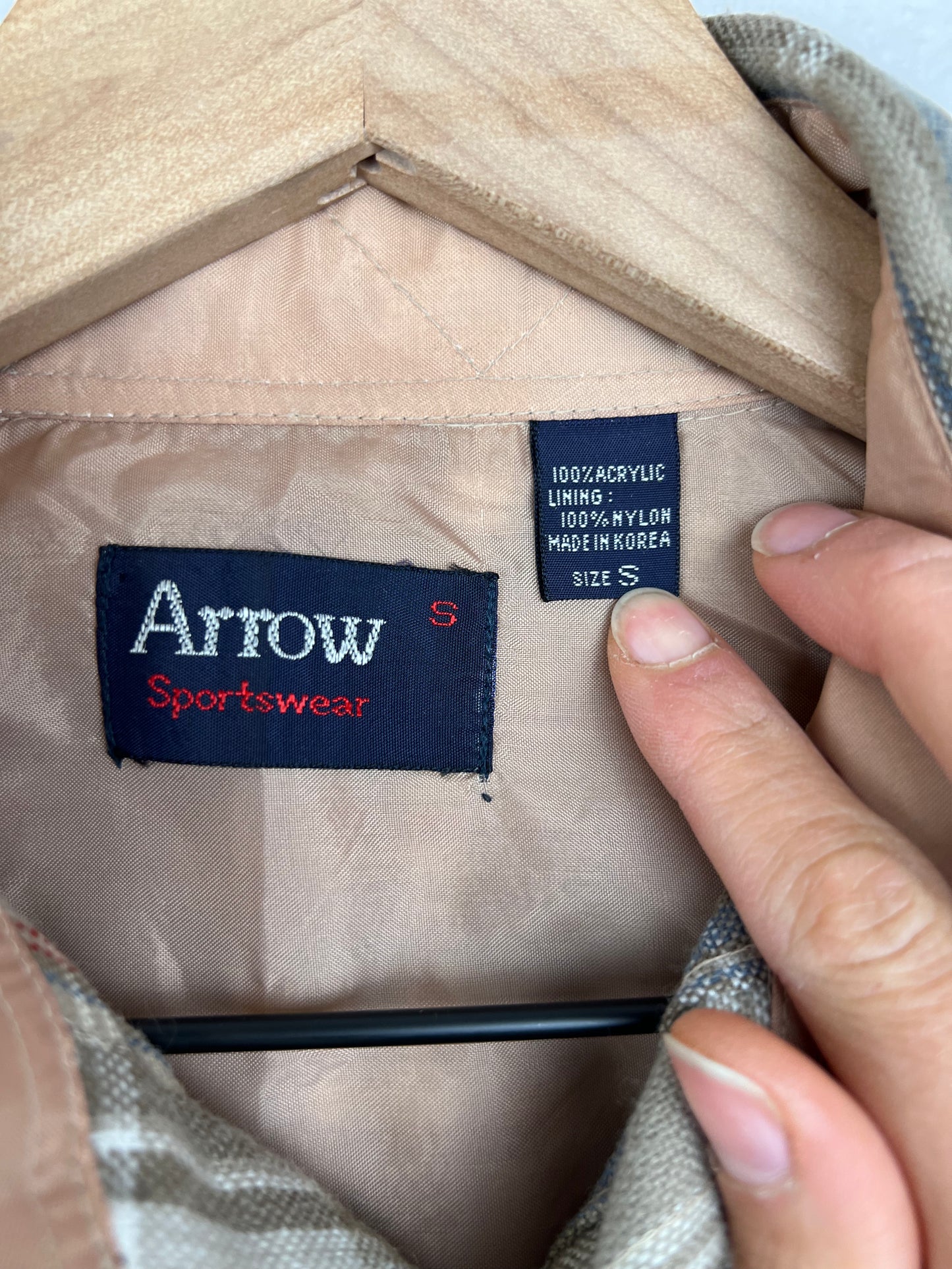 Arrow Button Up Long Sleeve