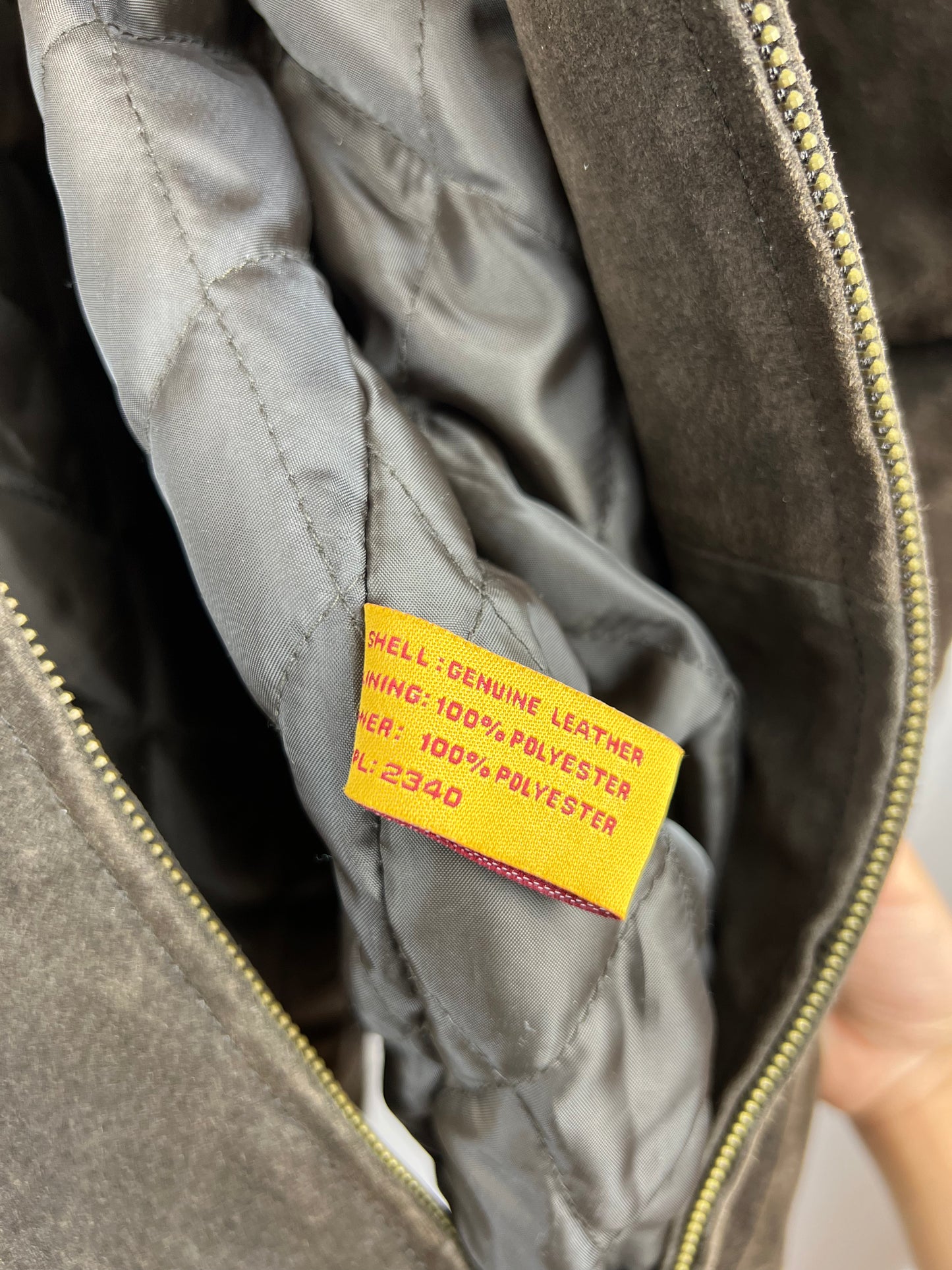 Duke Insulated Leather Bomber Jacket