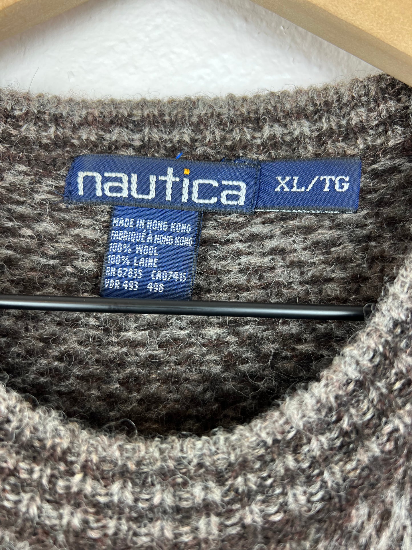 Nautica 100% Wool Pullover Sweater