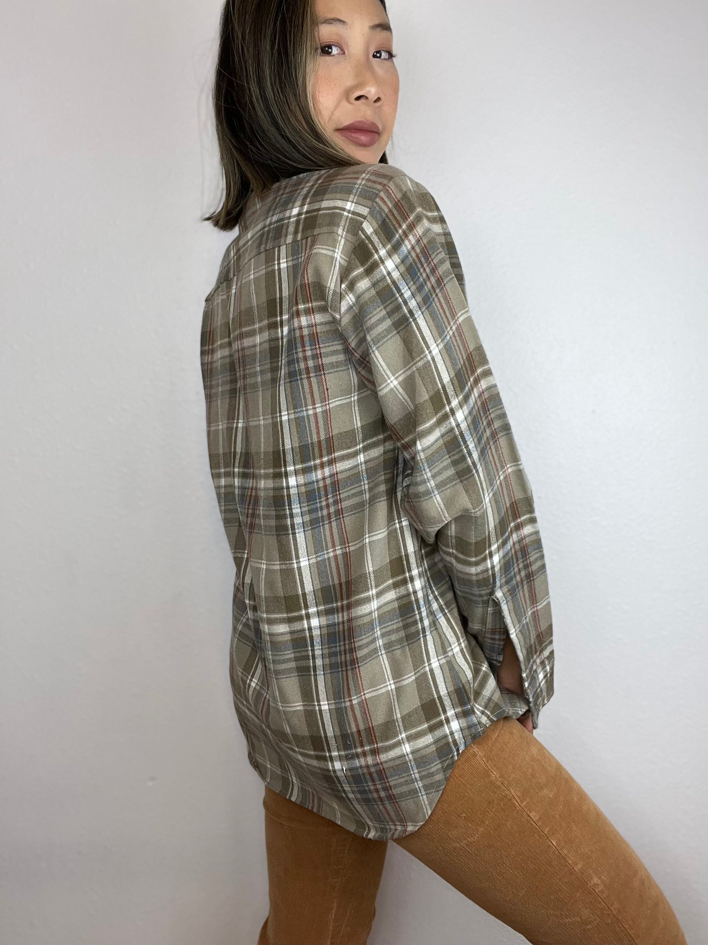 Arrow Button Up Long Sleeve