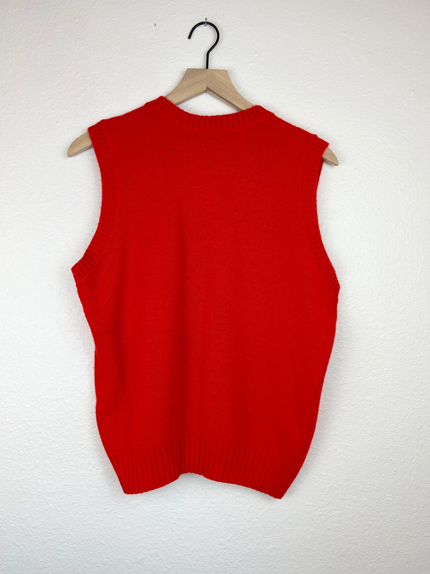 Vintage Red Sweater Vest