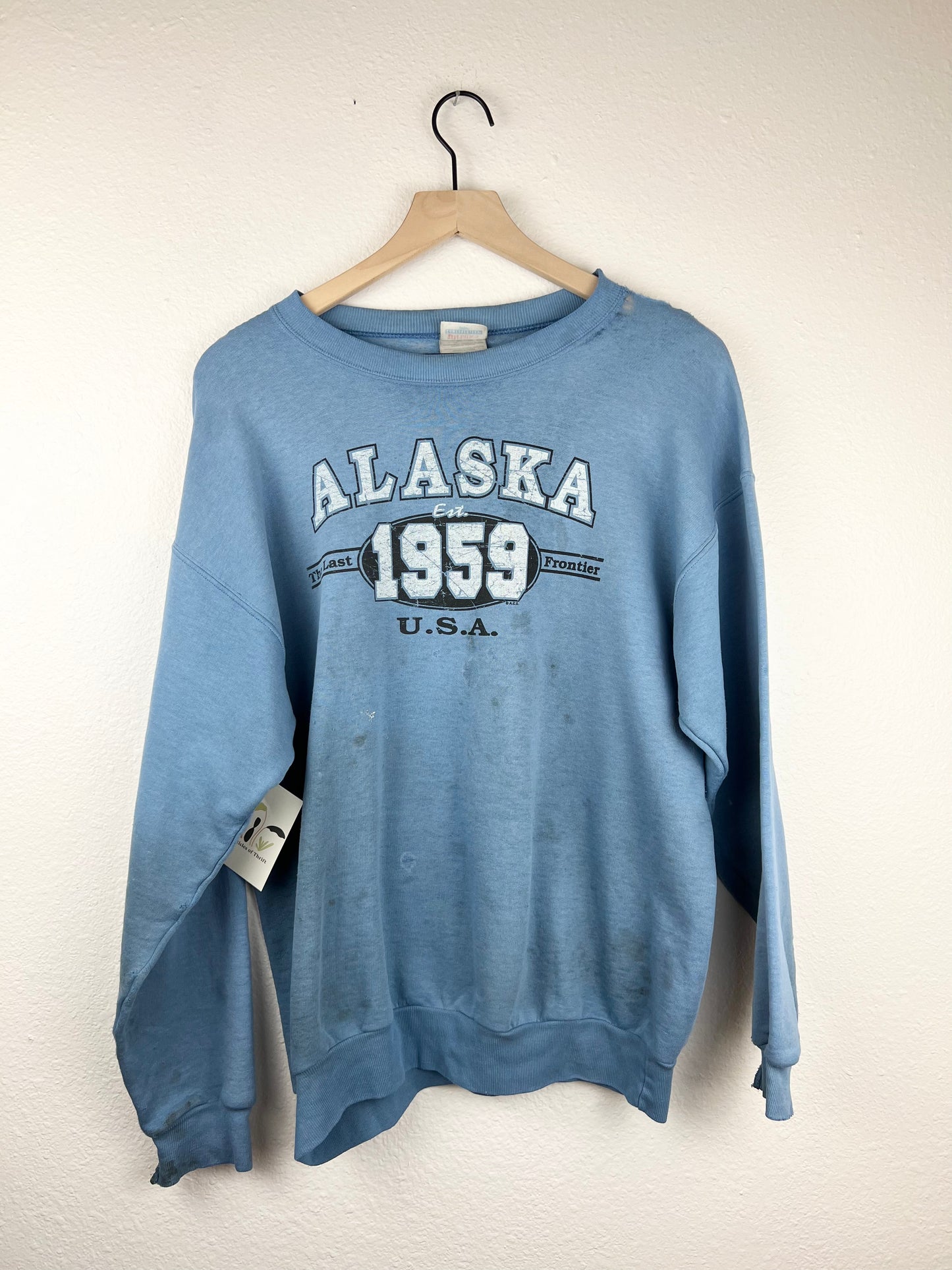 Thrashed Alaska USA Crewneck