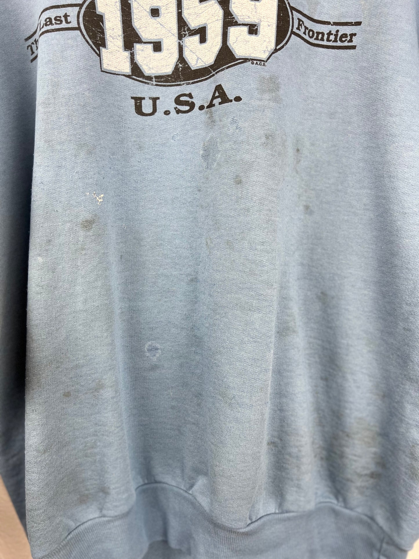Thrashed Alaska USA Crewneck